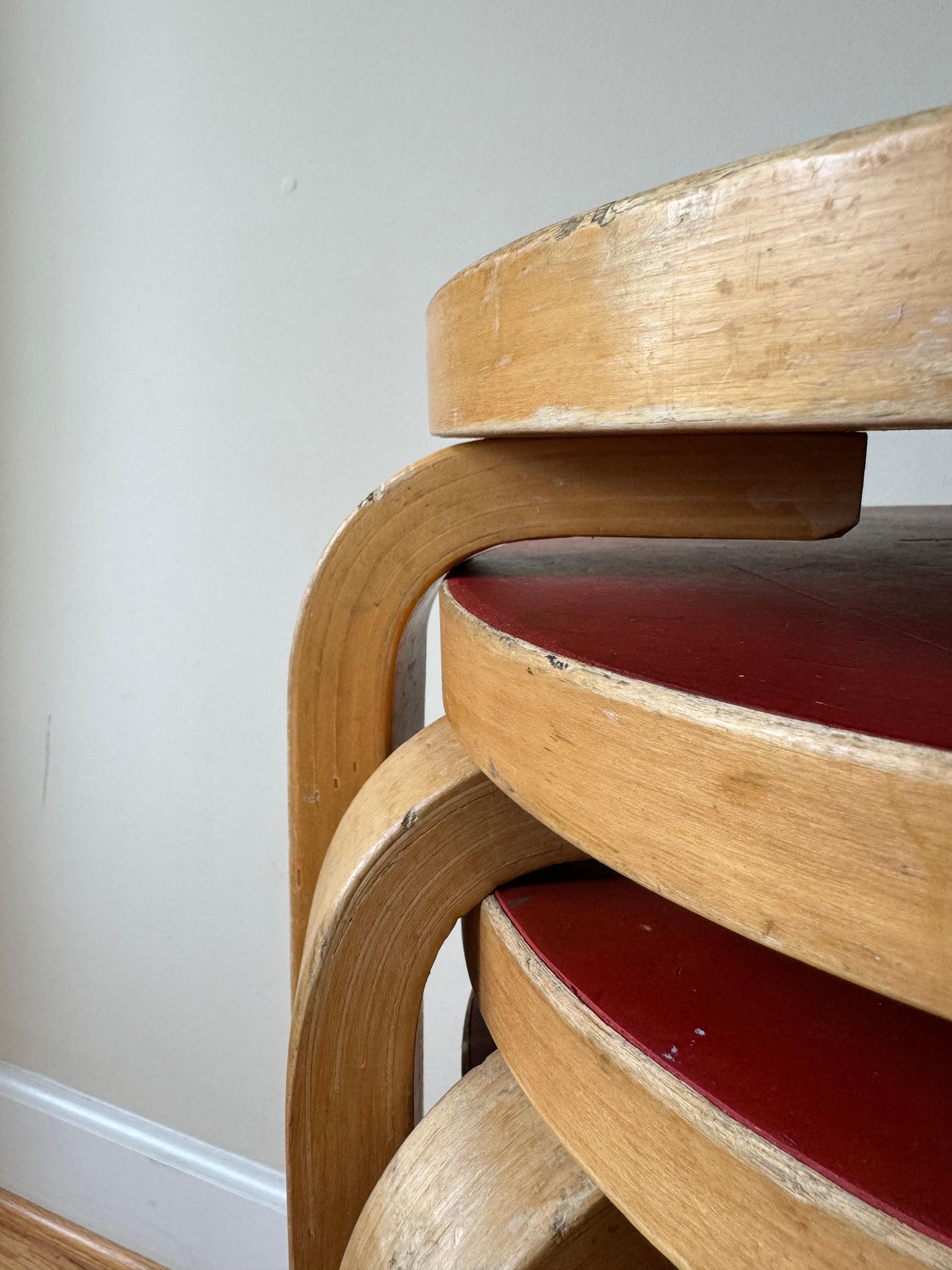 Finnish Stool 60 by Alvar Aalto for Artek, 1960s