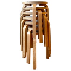 Stool 60 by Alvar Aalto for Artek, 80 years anniversary model