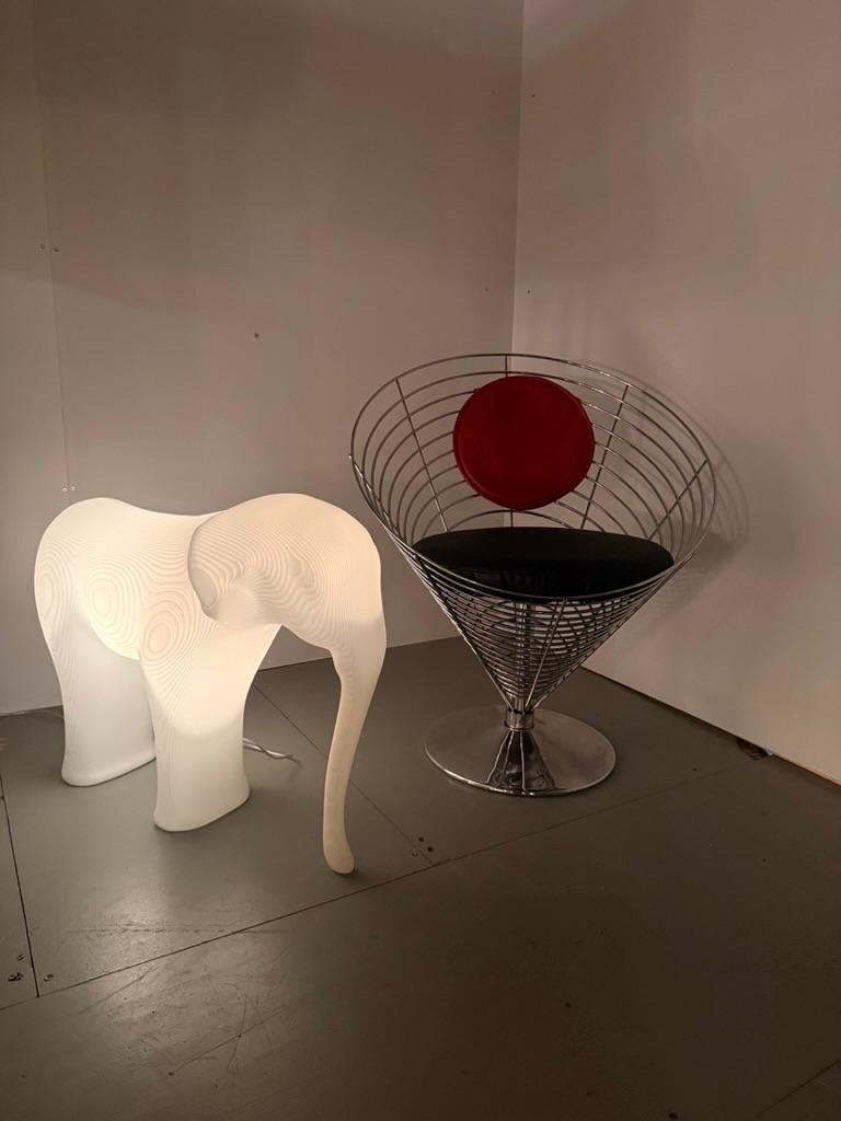 Sgabello e luce Elephant - Design olandese Richard Hutten per Gispen - 2008 in vendita 2