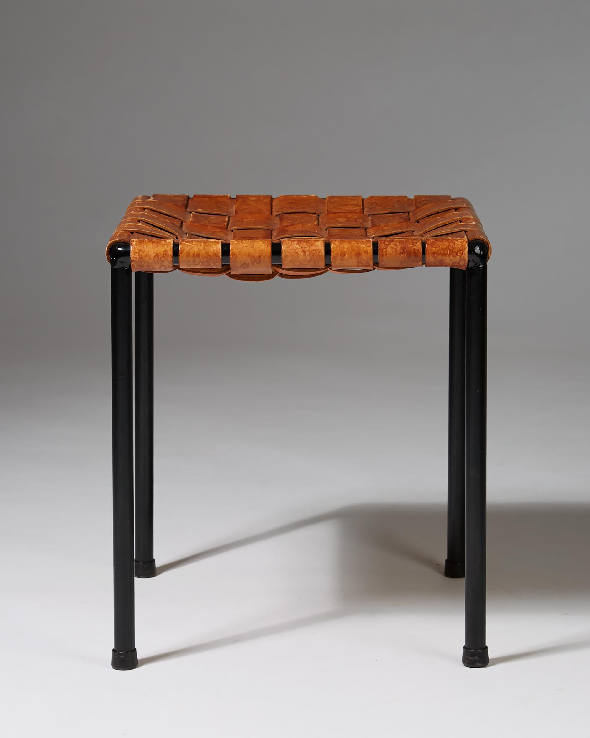 Stool Attributed to Ilmari Tapiovaara, Finland, 1950s-1960s In Good Condition In Stockholm, SE