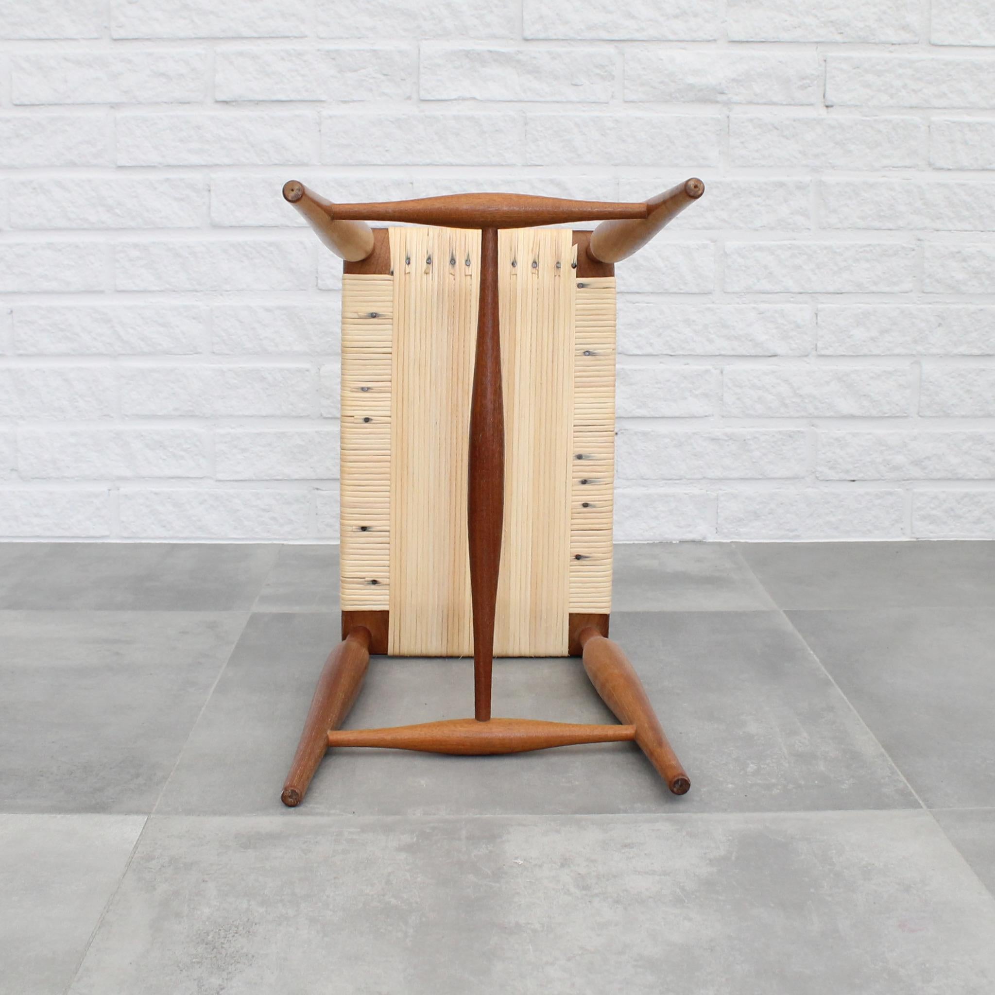 Stool attributed to Josef Frank for Firma Svenskt Tenn, variation of stool 967 For Sale 2