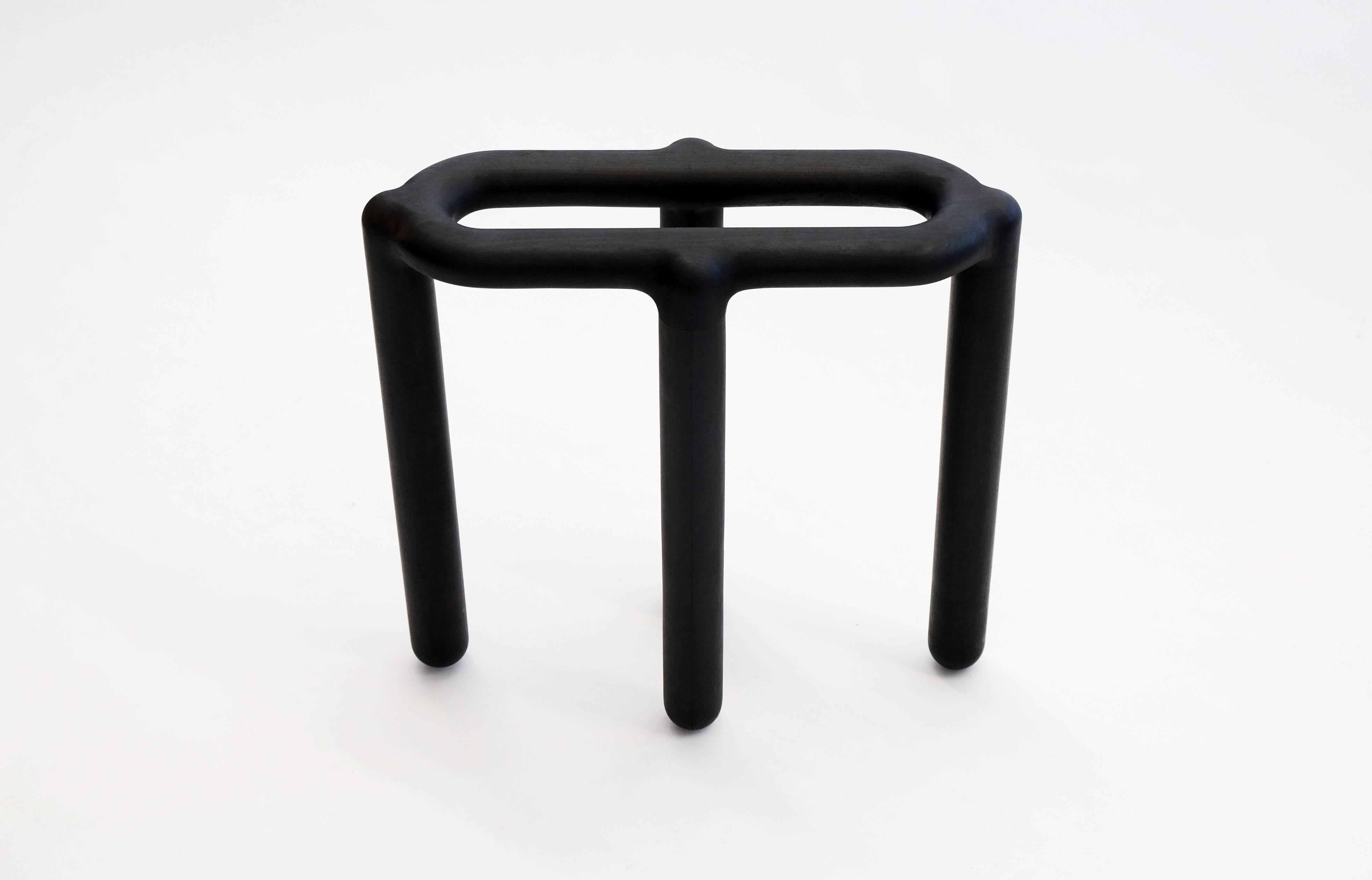 Modern Stool Bone XI, Hand-Sculpted, Signed Loic Bard For Sale