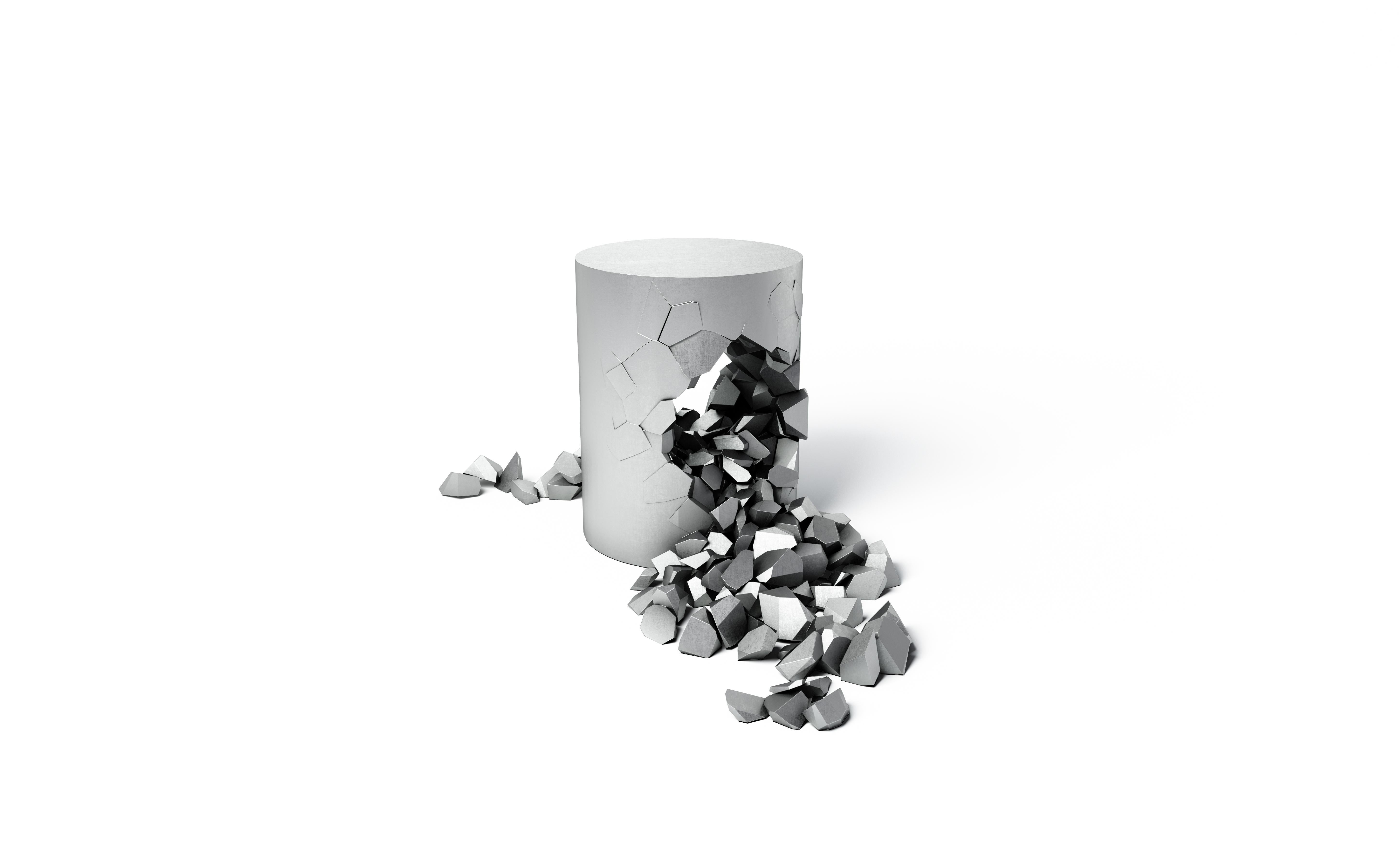 Étude du minimalisme pur, Bullet Pouf est un cylindre parfait créé en métal précieux brillant. Changez votre point de vue pour révéler une beauté inattendue en vous. Le pouf Bullet est une pièce entièrement fonctionnelle qui mesure 45 cm de haut.