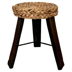 Stool by Adrien Audoux & Frida Minet, France, 1950s