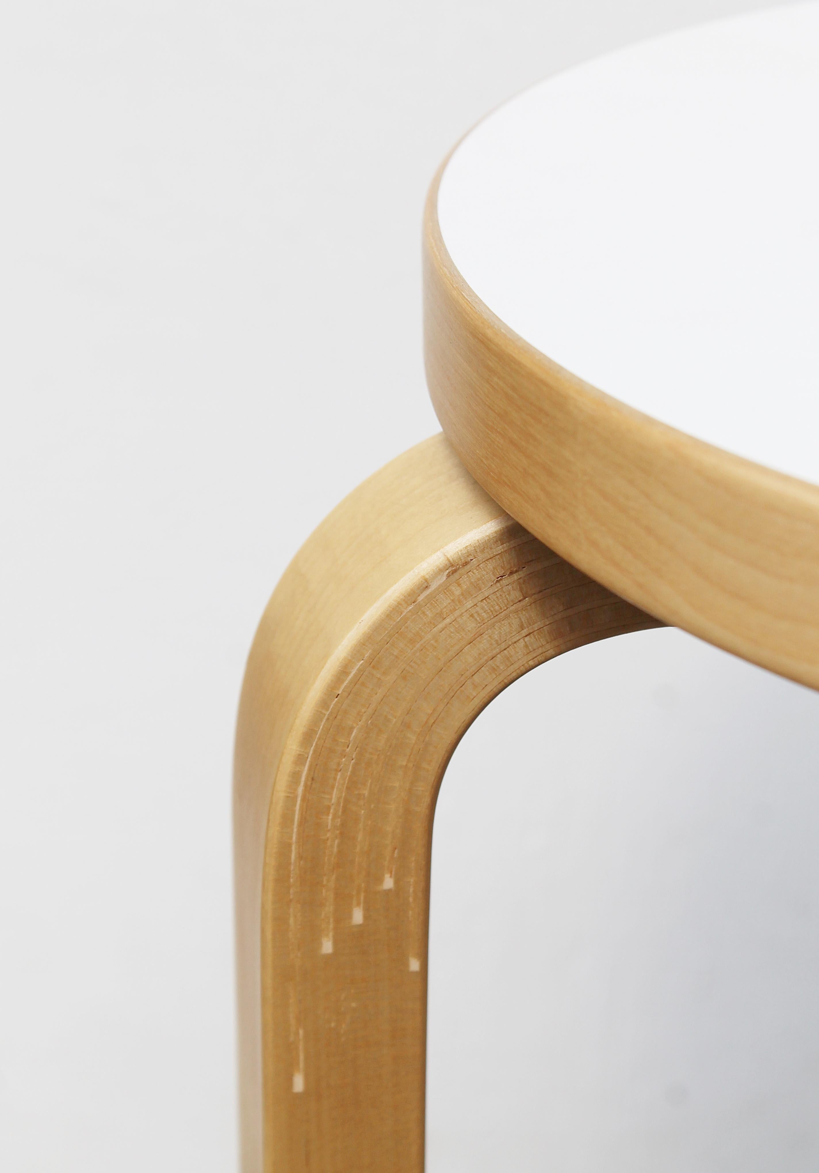 Stool by Alvar Aalto for Artek, 2007 In Good Condition In Brussels, BE