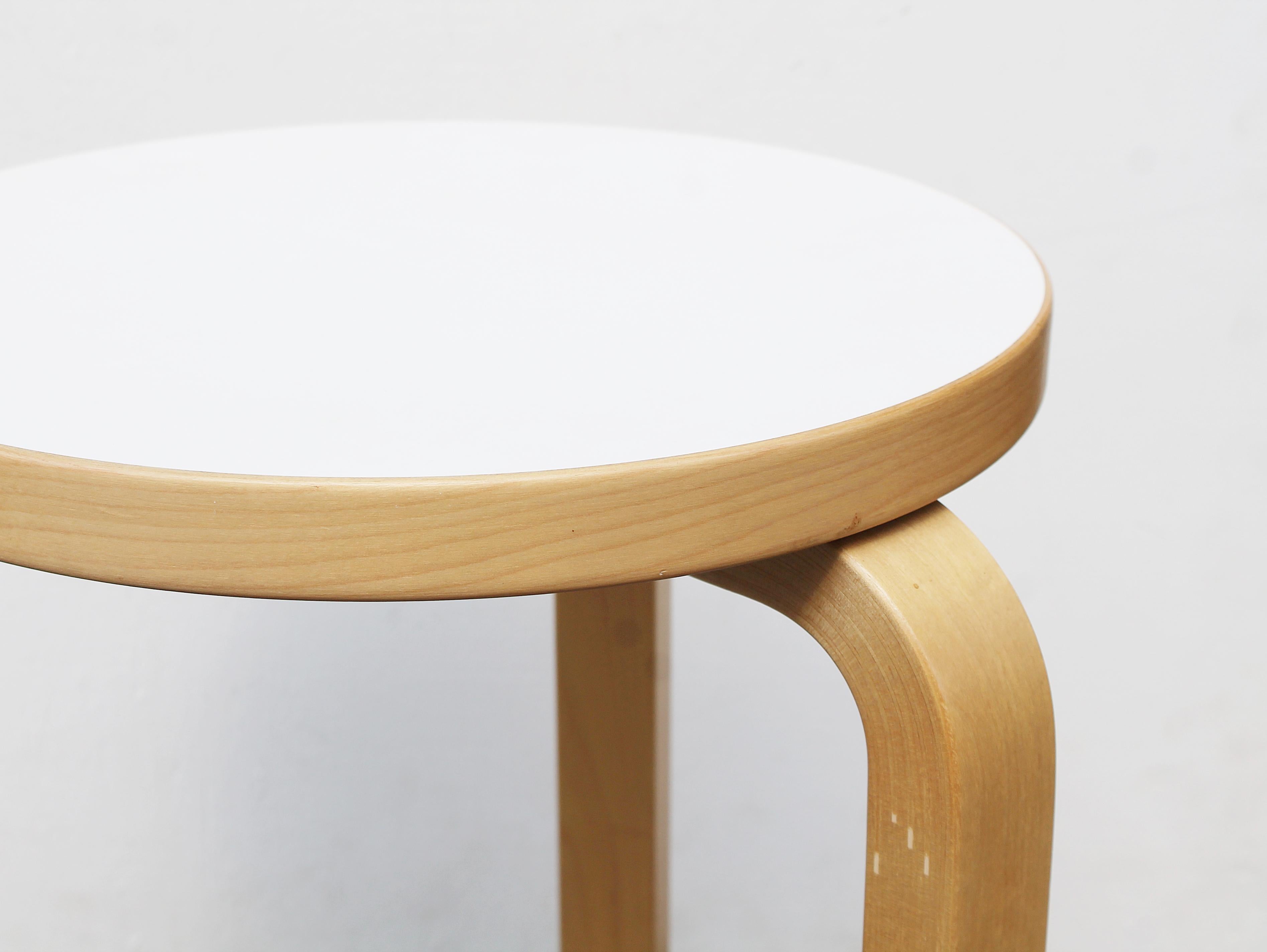 Stool by Alvar Aalto for Artek, 2007 In Good Condition In Brussels, BE