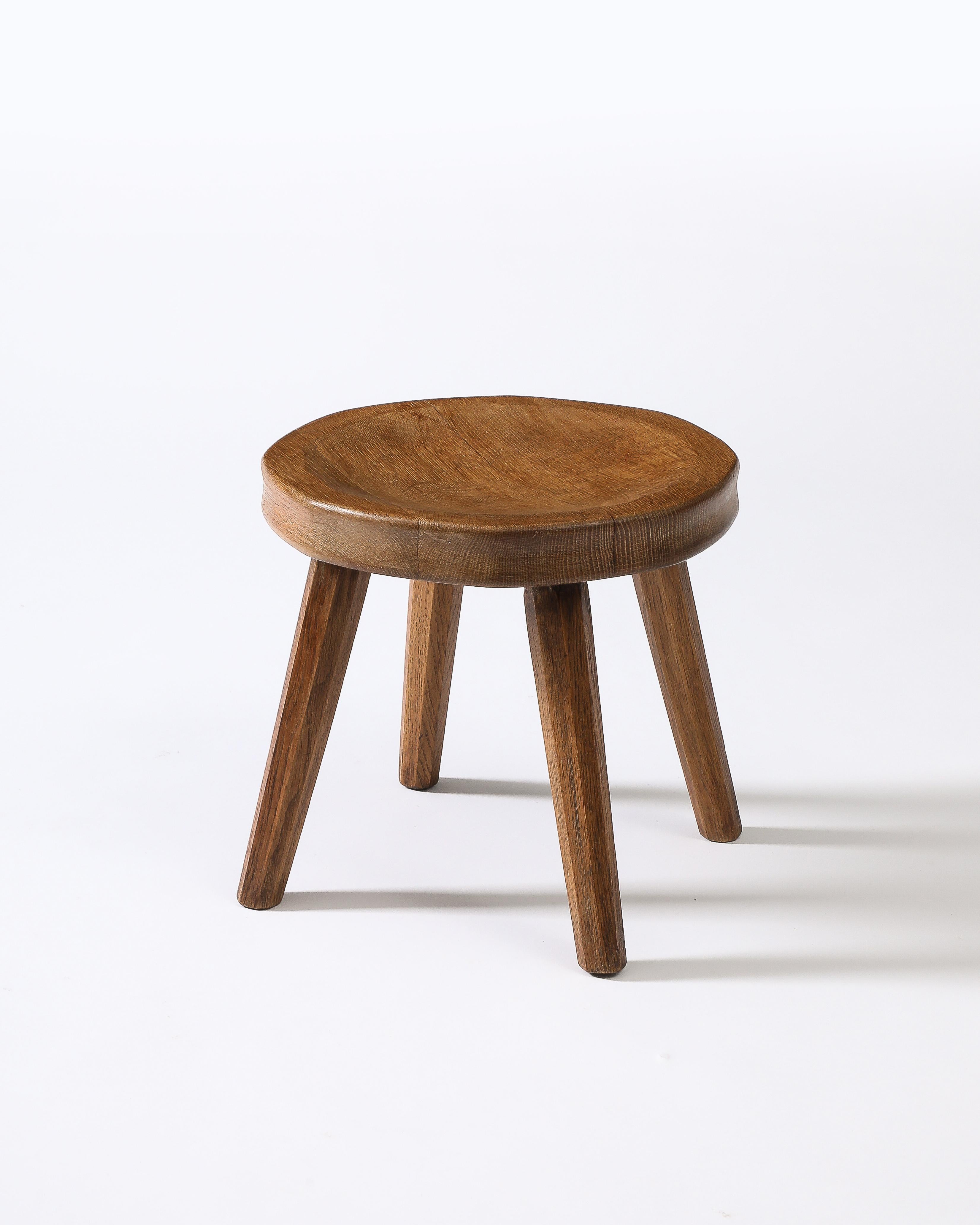 Taburete de Atelier de Marolles, Francia, c. 1960 mediados del siglo XVII en venta