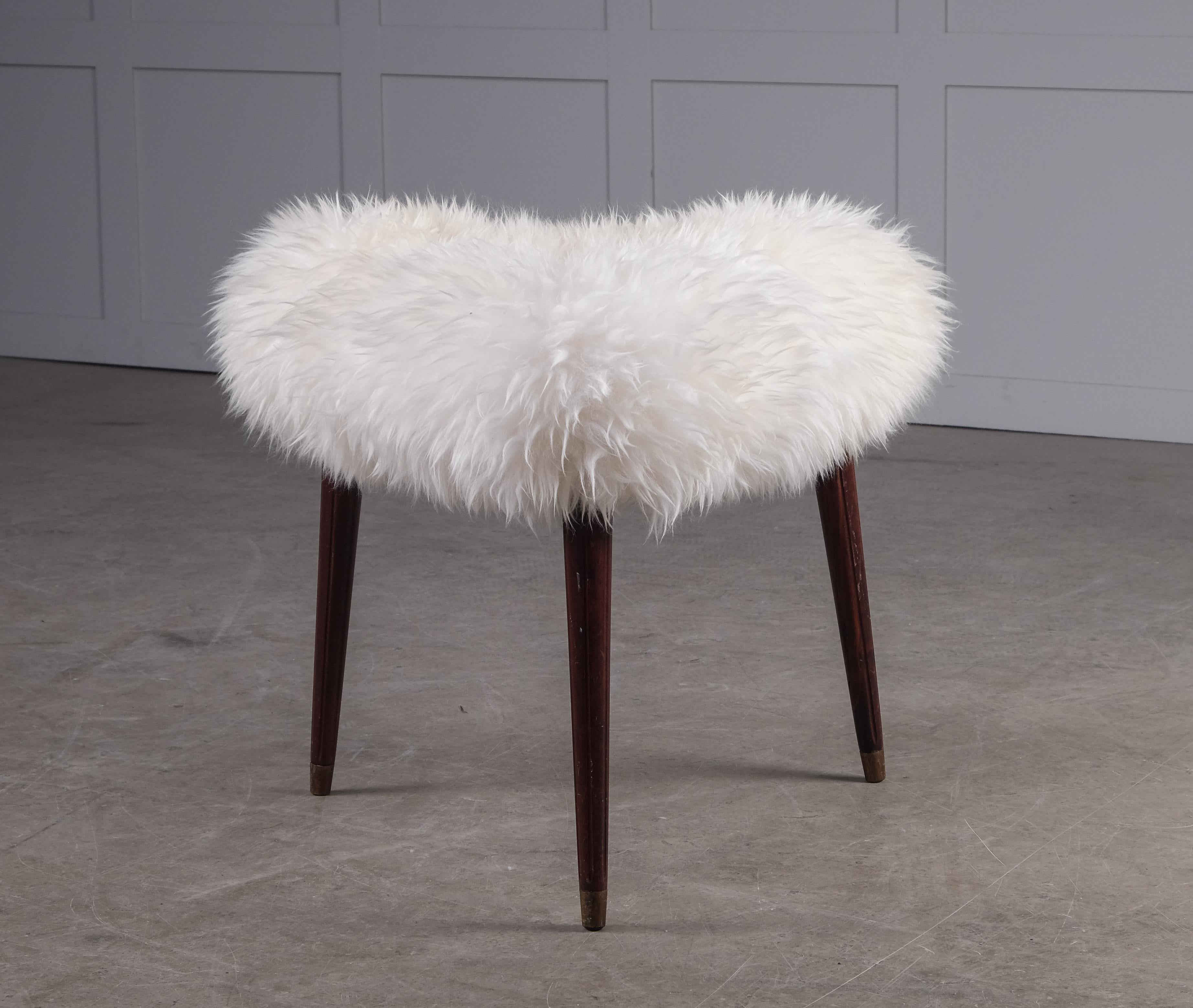 Mid-20th Century Stool by Bröderna Andersson, Sweden, 1950s
