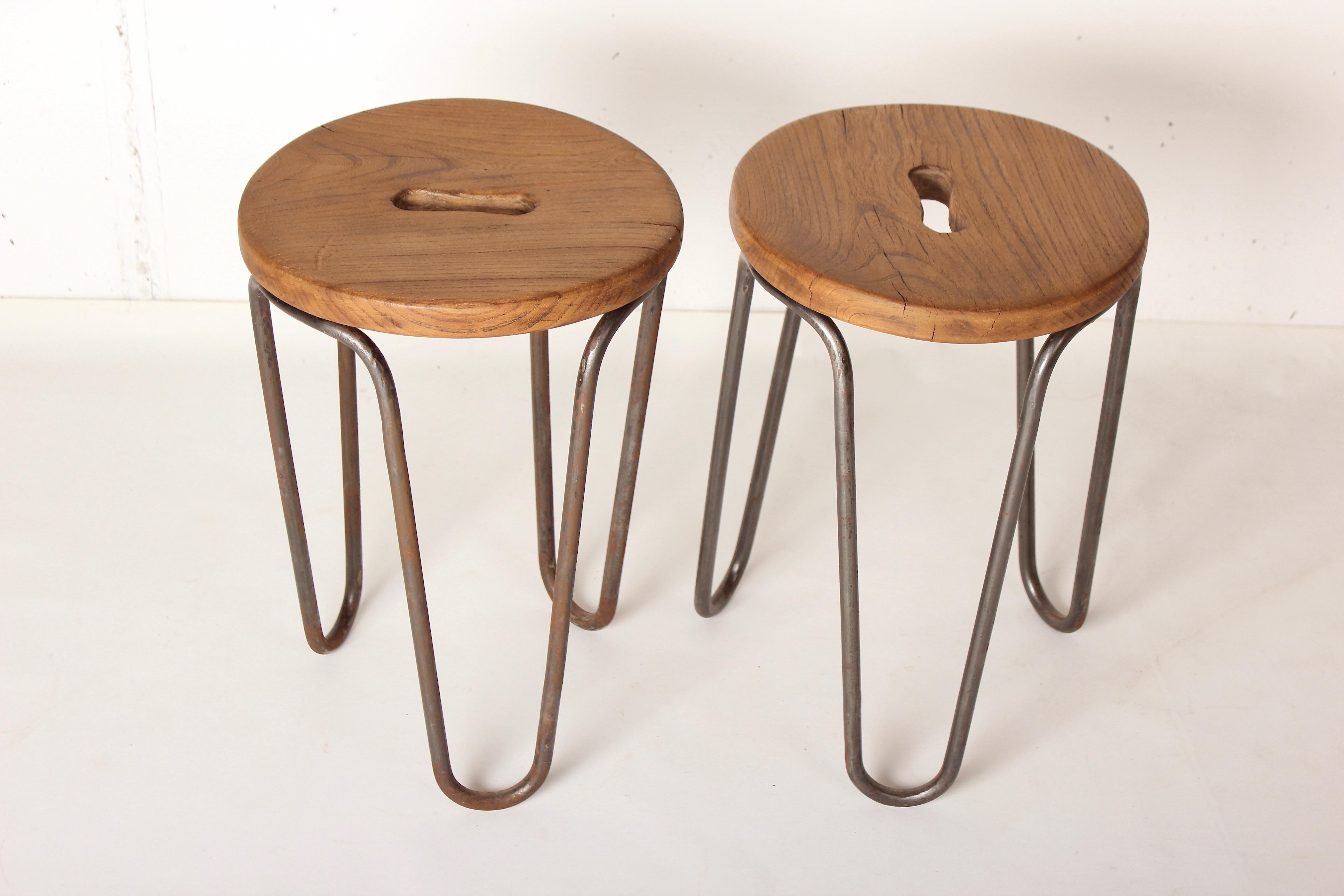 French Stool by Cesar Janello for Raoul Guys Aa Éditions, 1947