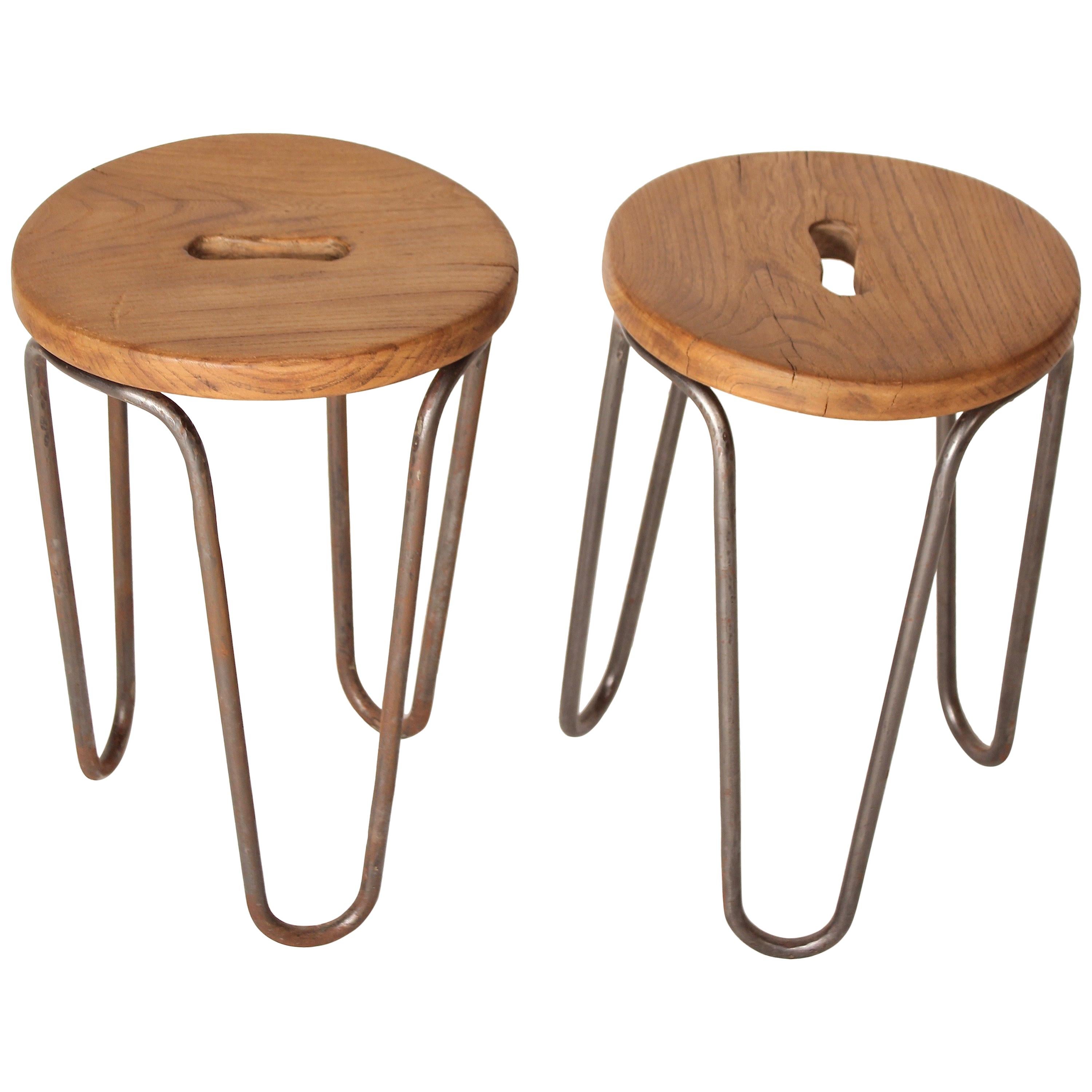 Tabouret de Cesar Janello pour Raoul Guys Aa Éditions, 1947 1