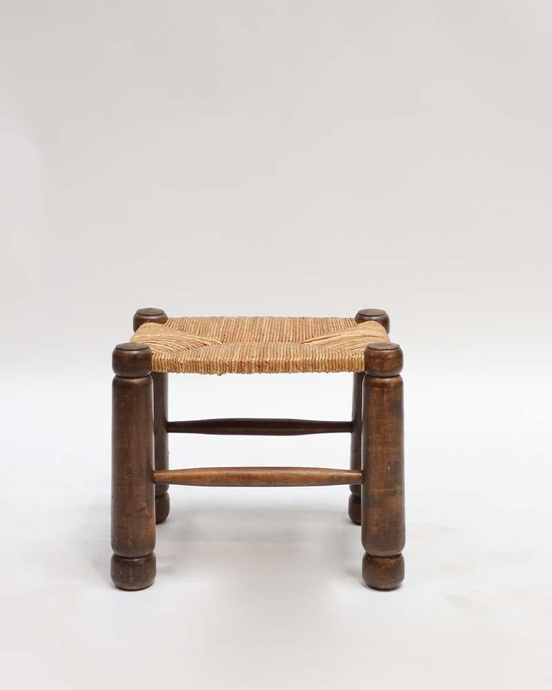 Mid-Century Modern Stool by Charles Dudouyt For Sale