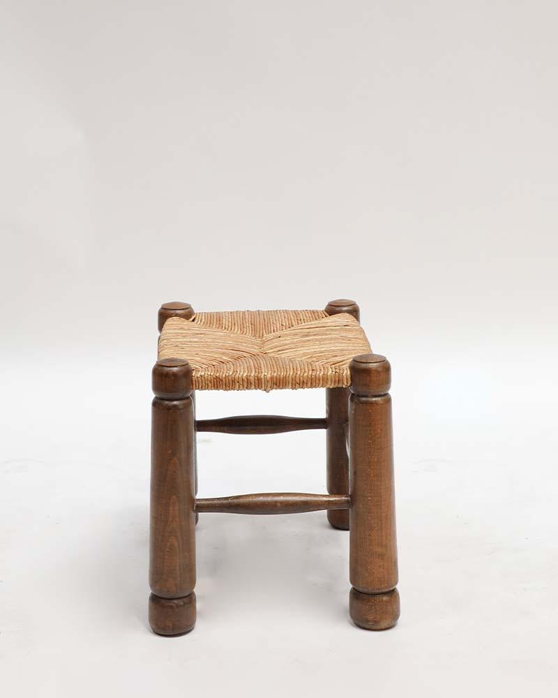 French Stool by Charles Dudouyt For Sale