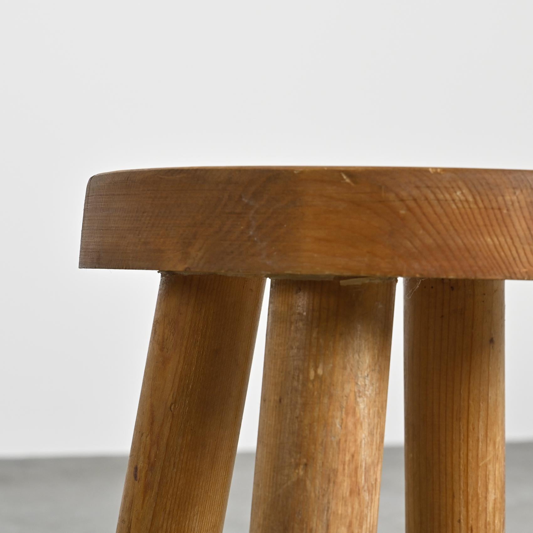 20th Century Stool by Charlotte Perriand for les Arcs 1600, circa 1965 For Sale