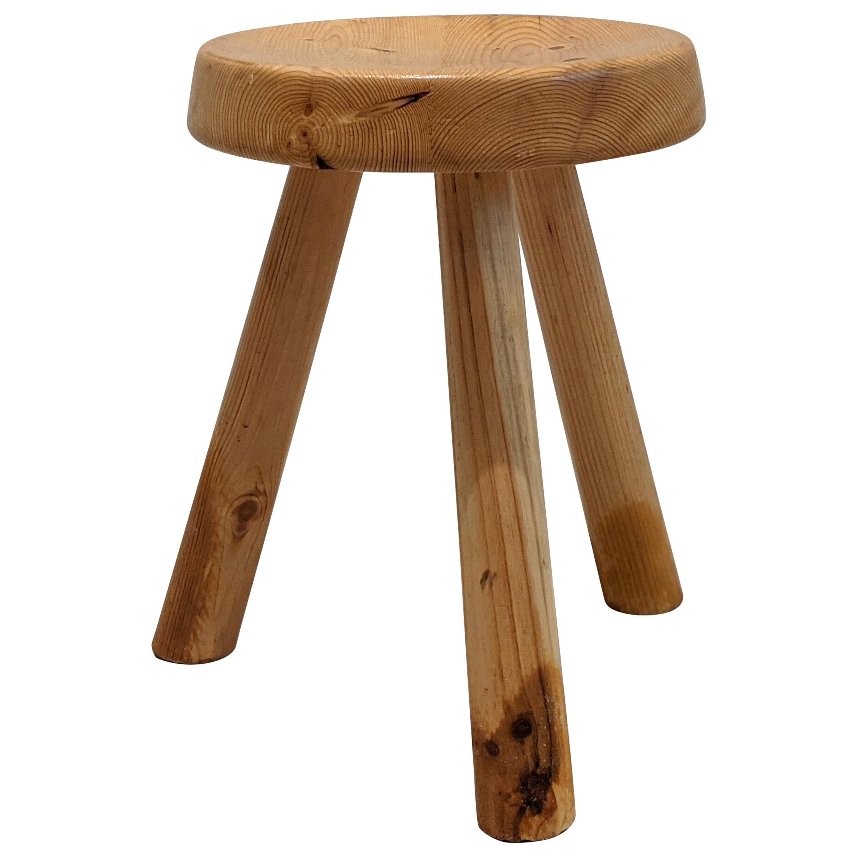 Stool by Charlotte Perriand for Les Arcs For Sale