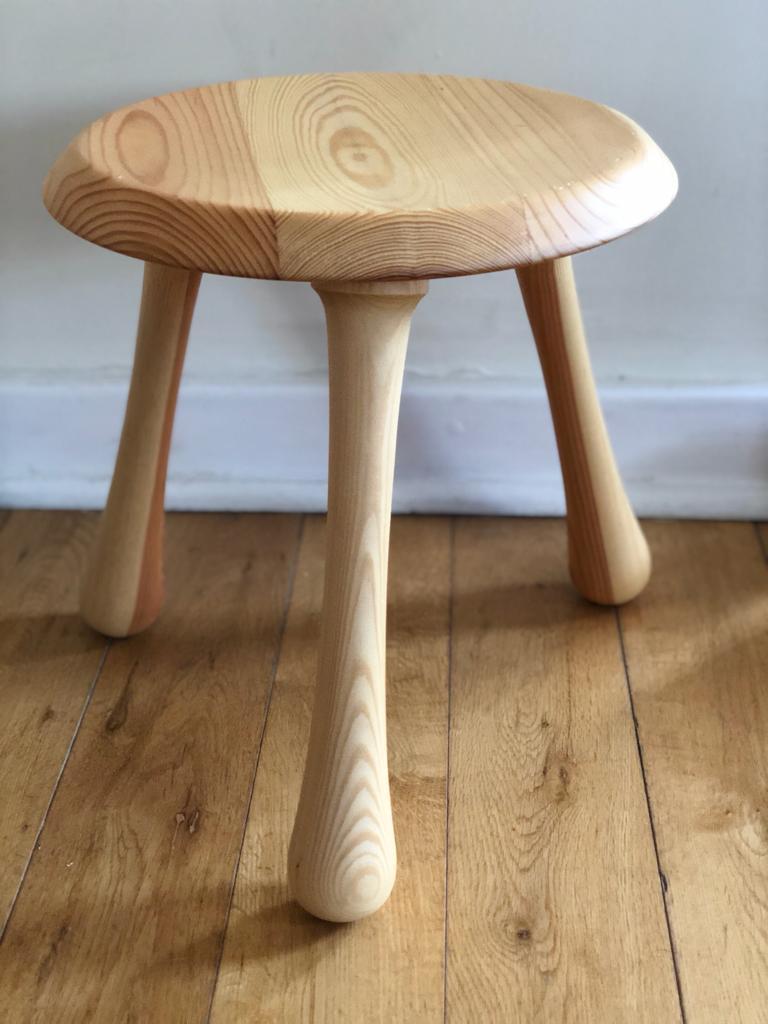 Stool by Ingvar Kamprad for Habitat VIP Collection In Good Condition In Paris, FR