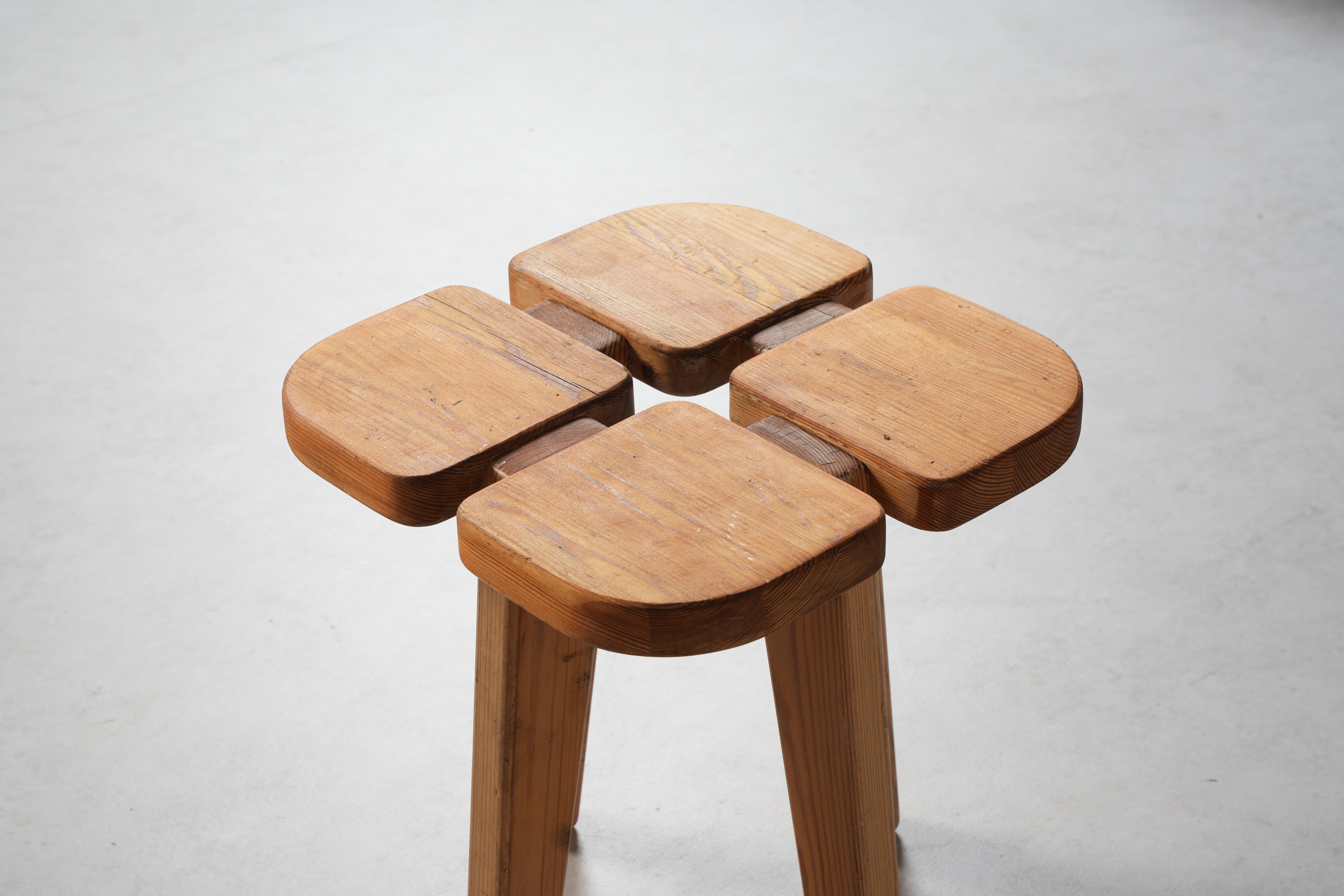 Milieu du XXe siècle Tabouret de Lisa Johanssen-Pape pour Stockmann AB, Suède en vente