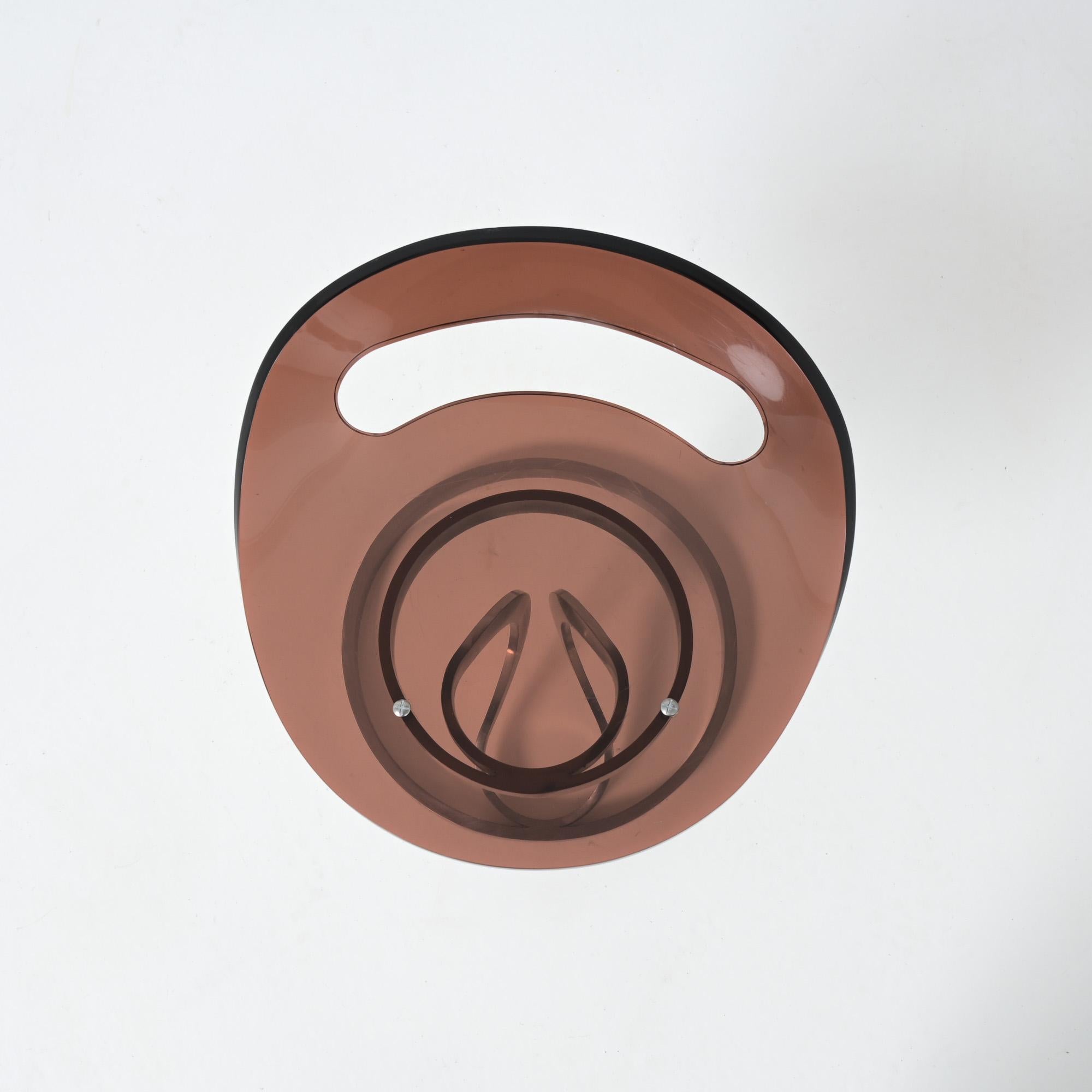 Hocker von Maison Rinck, Frankreich 1970 im Angebot 8