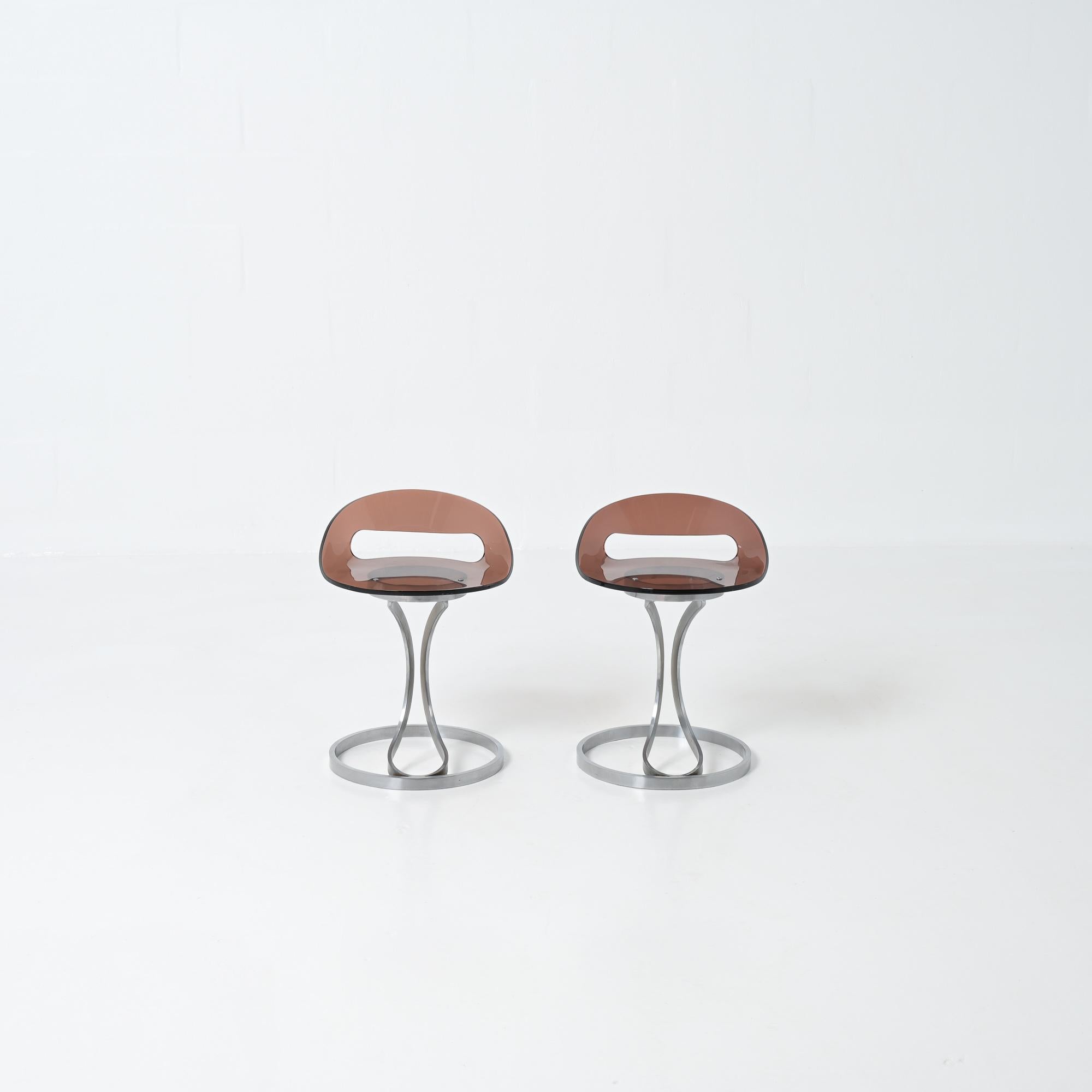 Hocker von Maison Rinck, Frankreich 1970 im Angebot 2