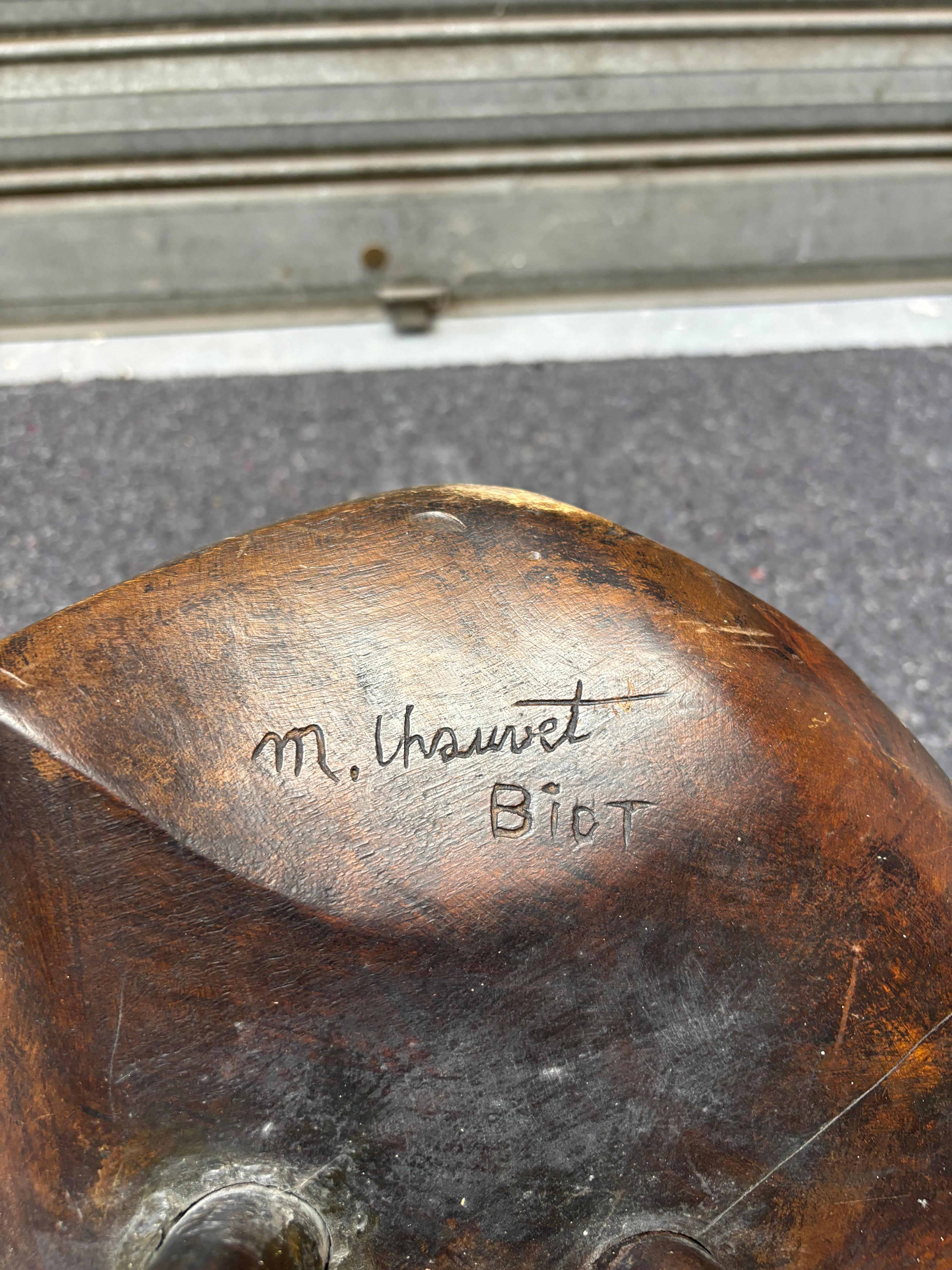 Hocker von Michel Chauvet, Biot Frankreich im Angebot 4