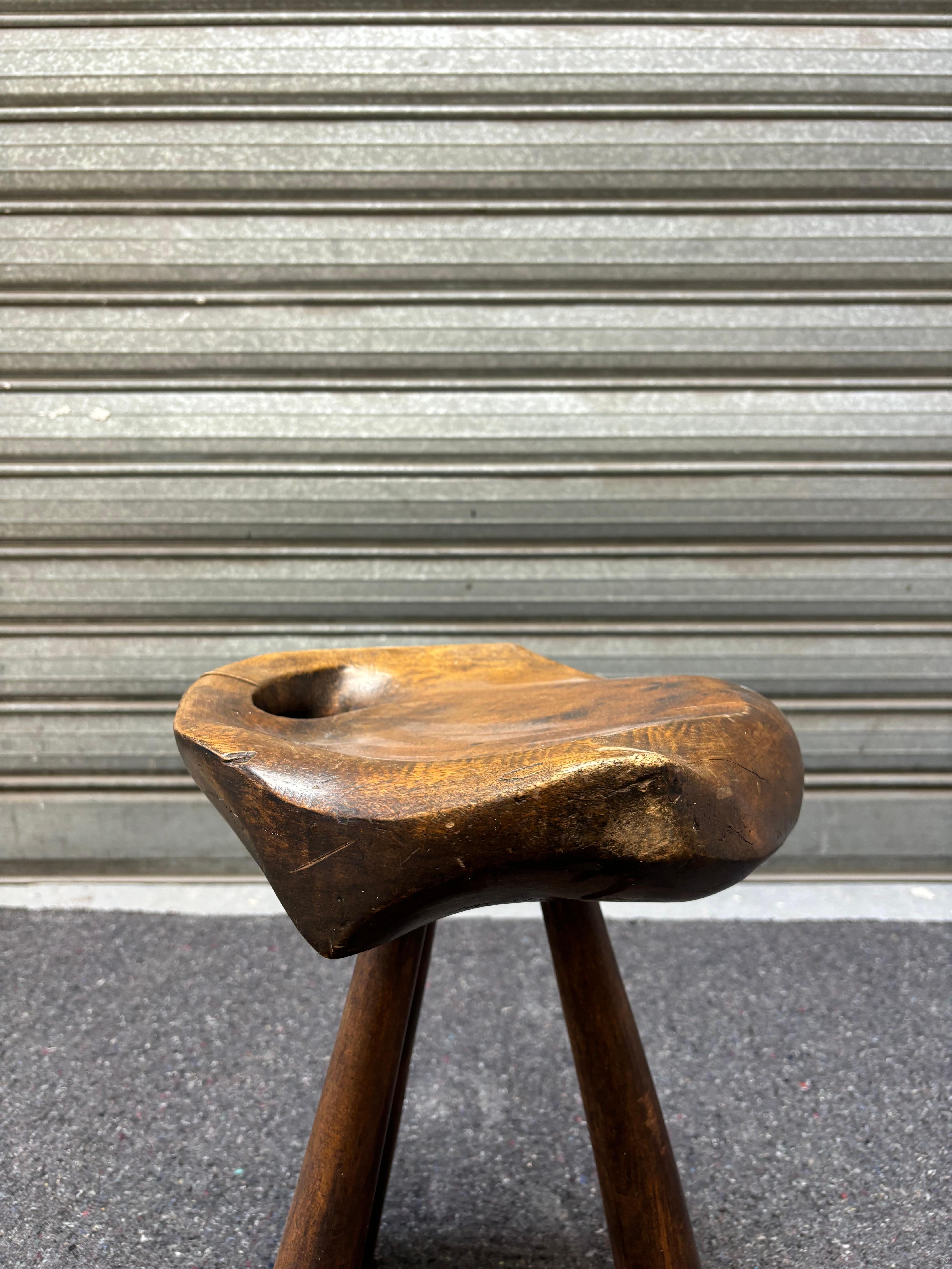 Sehr seltenes Tabouret von Michel Chauvet 