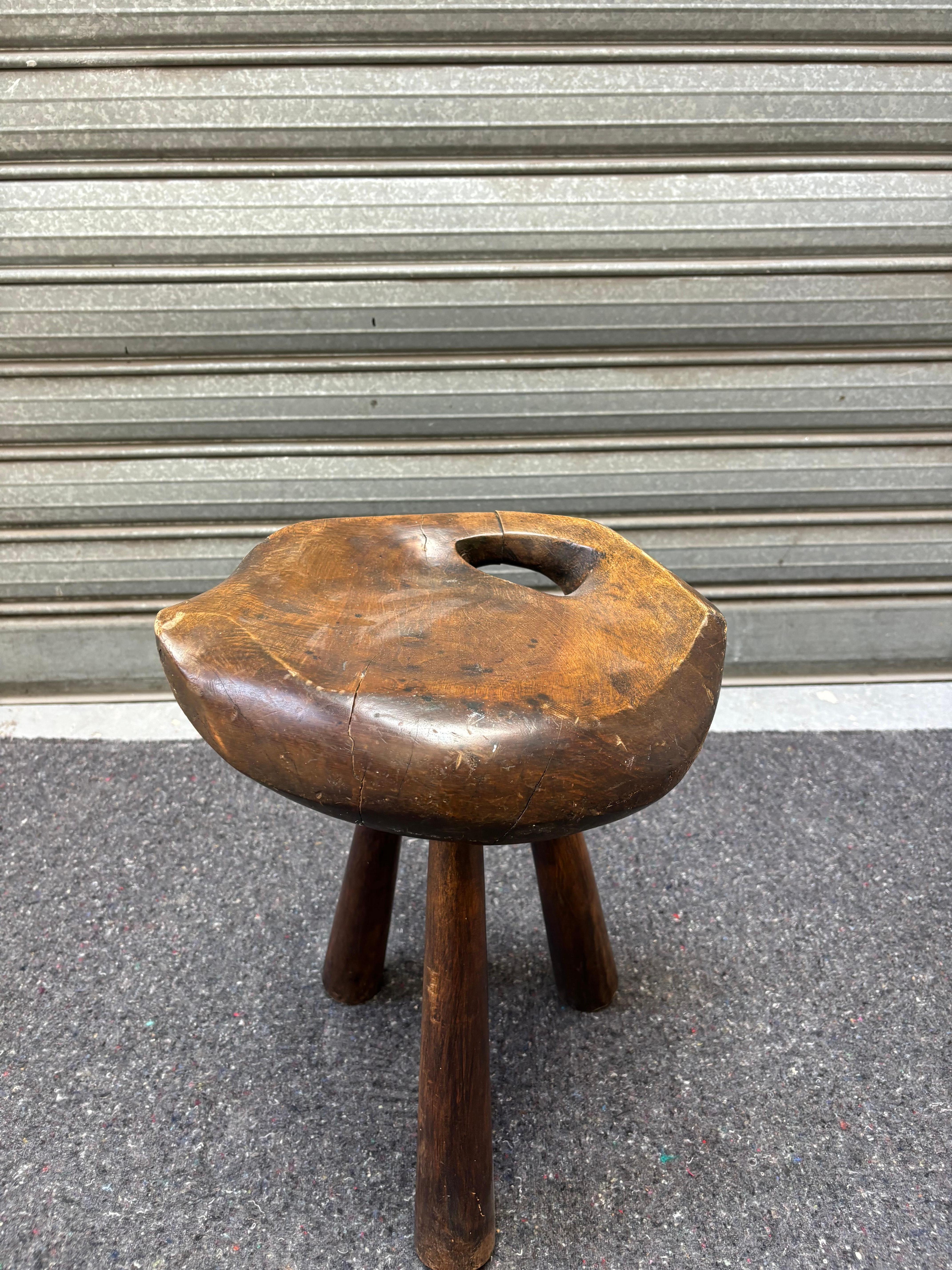 Hocker von Michel Chauvet, Biot Frankreich im Zustand „Gut“ im Angebot in SAINT-OUEN-SUR-SEINE, FR