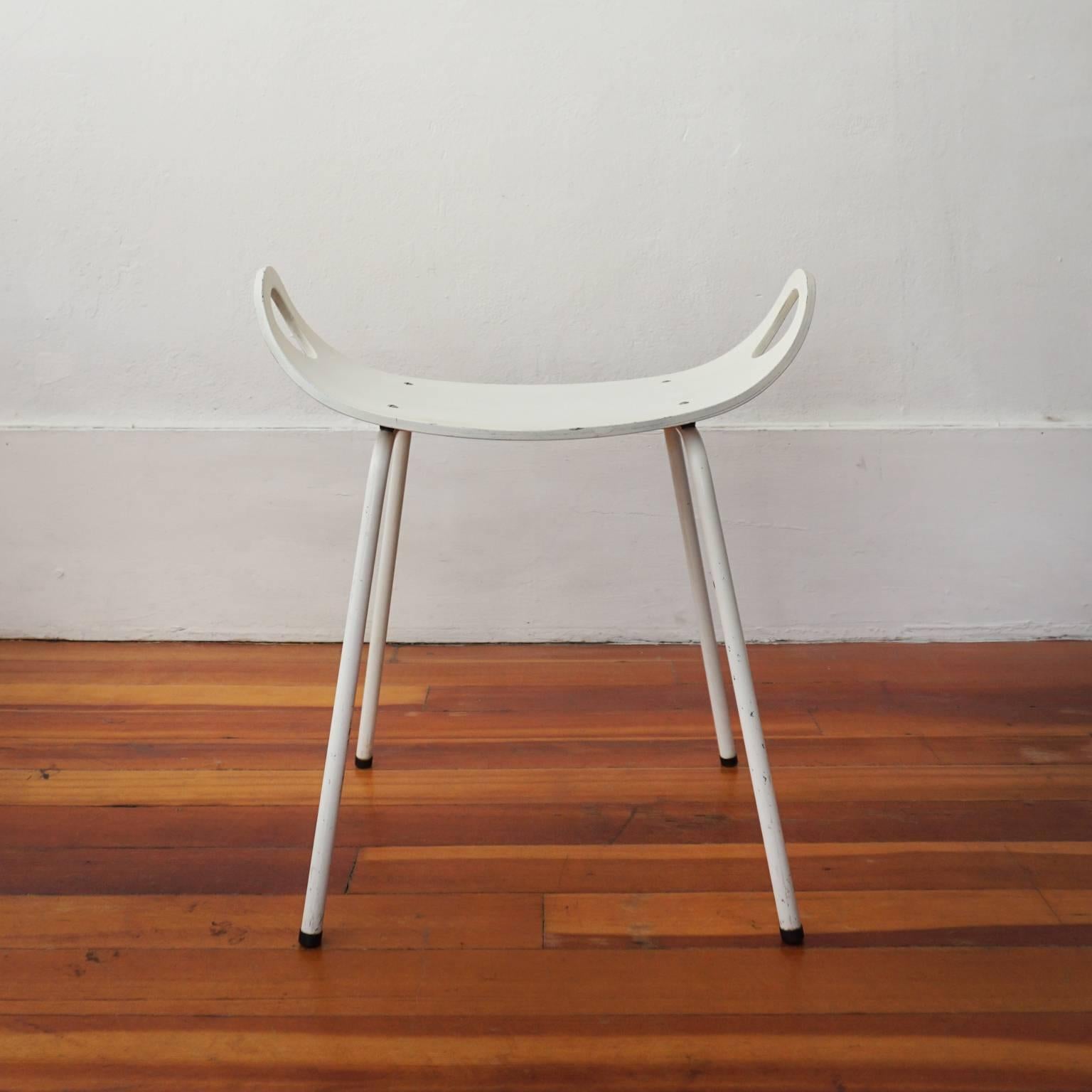 Stool by Olof Kettunen for Merivaara, Finland, 1950s In Excellent Condition In San Diego, CA