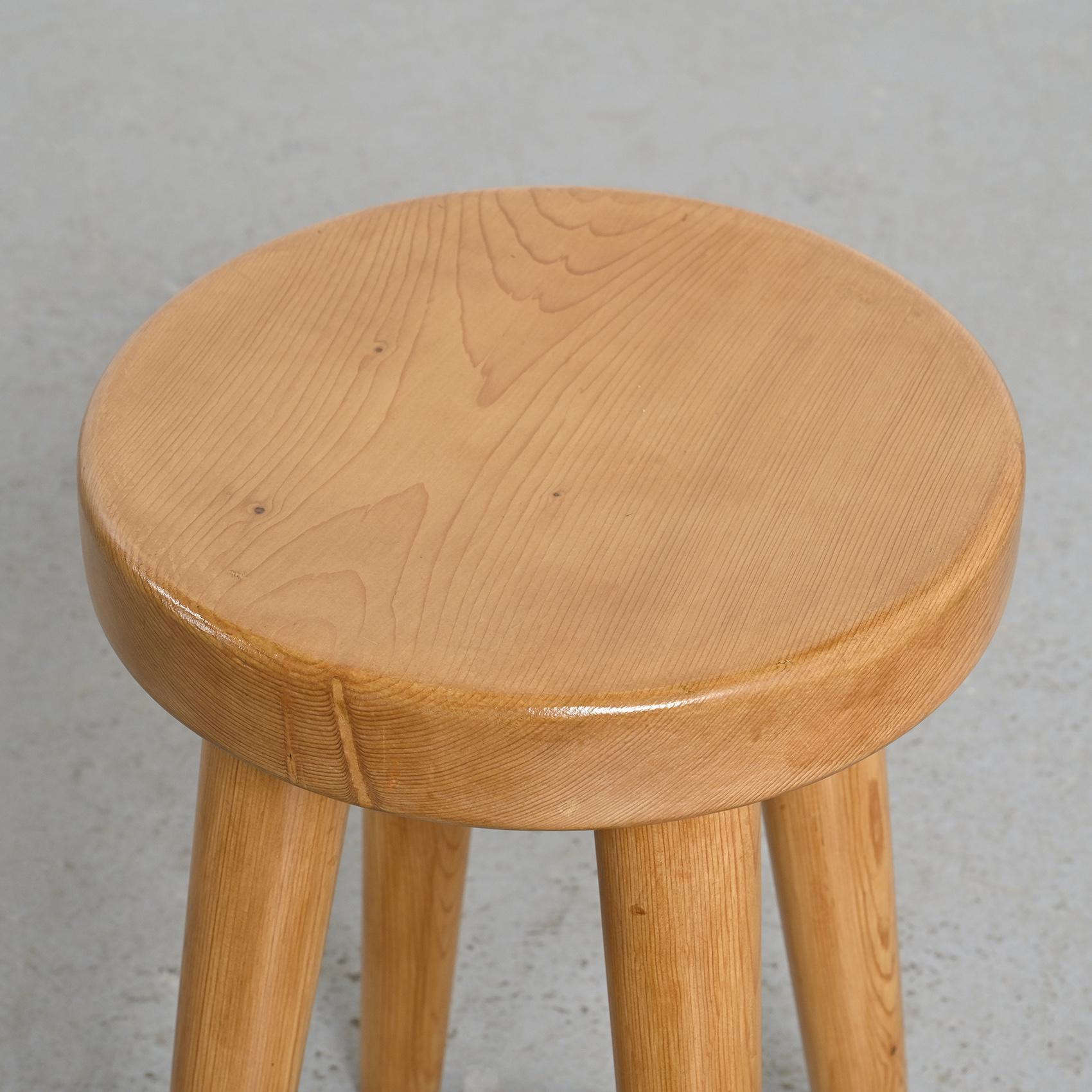 Stool by René Martin, Méribel circa 1965 For Sale 1