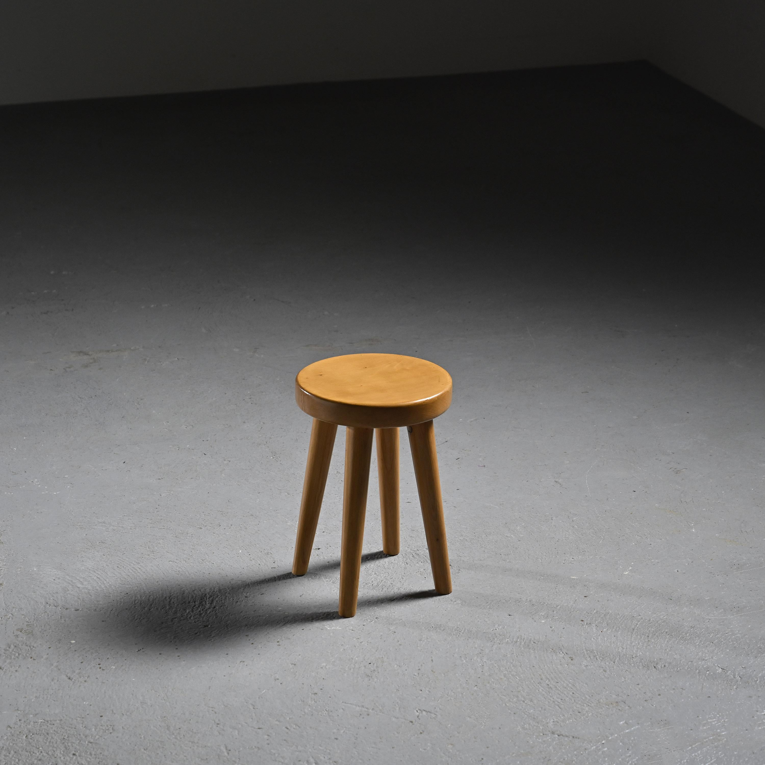 Stool by René Martin, Méribel circa 1965 For Sale 2