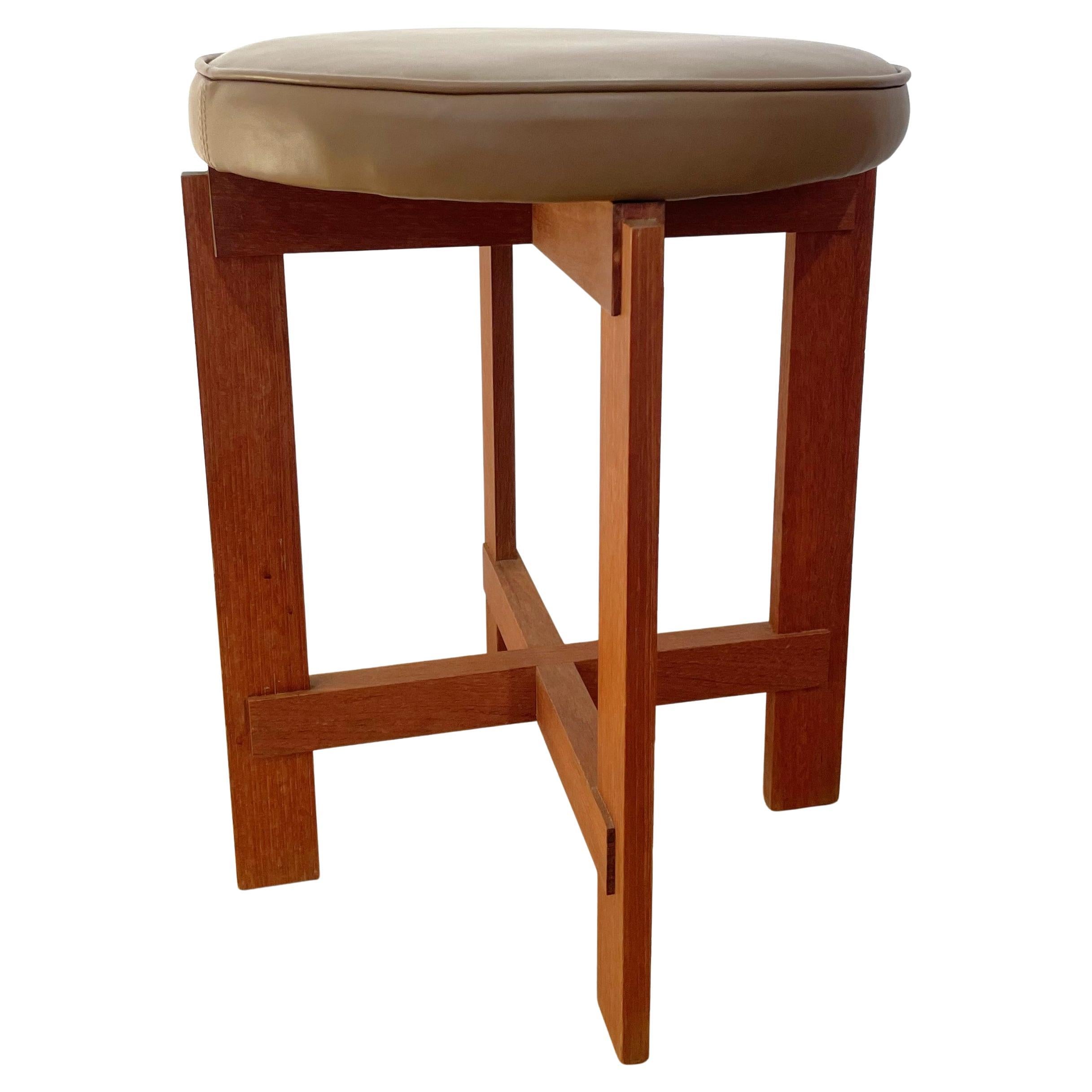 Mid-Century Modern Stool by Uno & Östen Kristiansson, Sweden