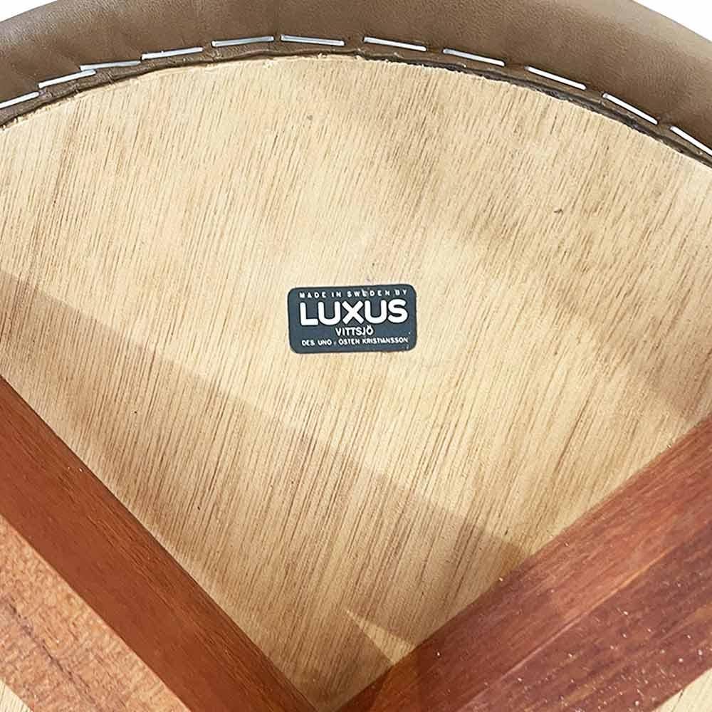 Taburete de Uno & Östen Kristiansson para Luxus Cuero en venta