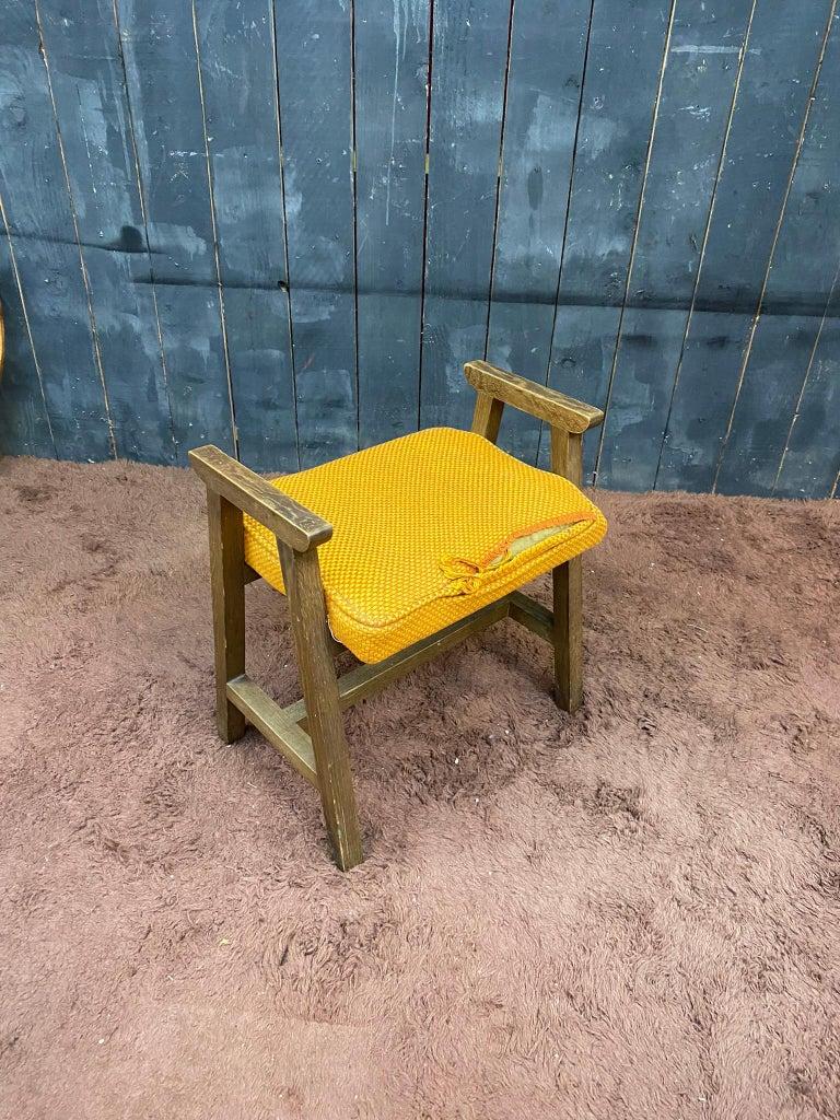 Hocker um 1970 von Guillerme and Chambron, Edition 