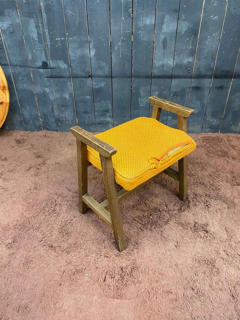 Hocker um 1970 von Guillerme and Chambron, Edition 