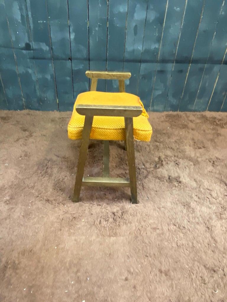 Hocker um 1970 von Guillerme and Chambron, Edition 