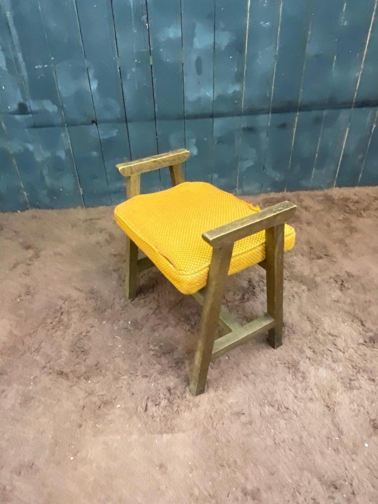 Hocker um 1970 von Guillerme and Chambron, Edition 
