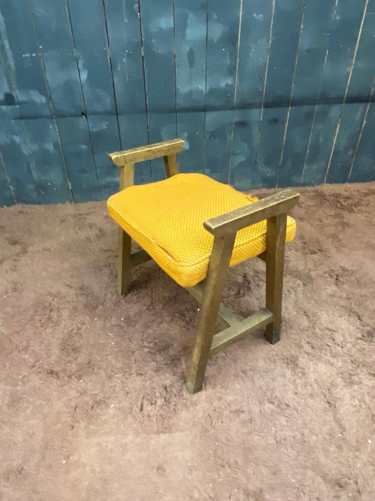 Hocker um 1970 von Guillerme and Chambron, Edition 