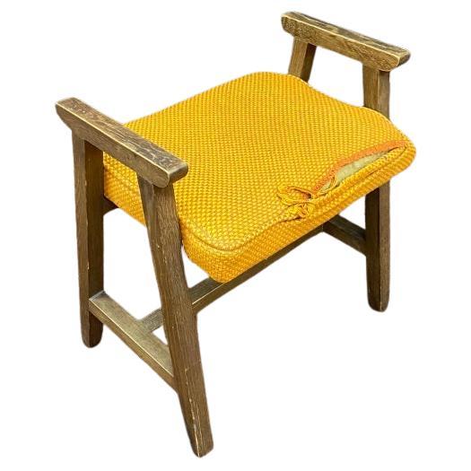Sgabello del 1970 circa di Guillerme e Chambron, edizione "Votre Maison".