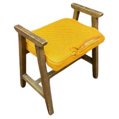 Hocker um 1970 von Guillerme and Chambron, Edition "Votre Maison"