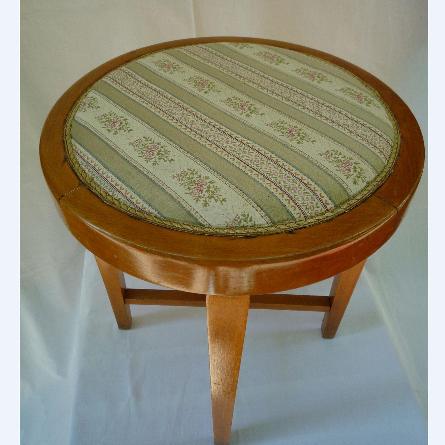 Early 19th Century Stool Classicism Beech For Sale