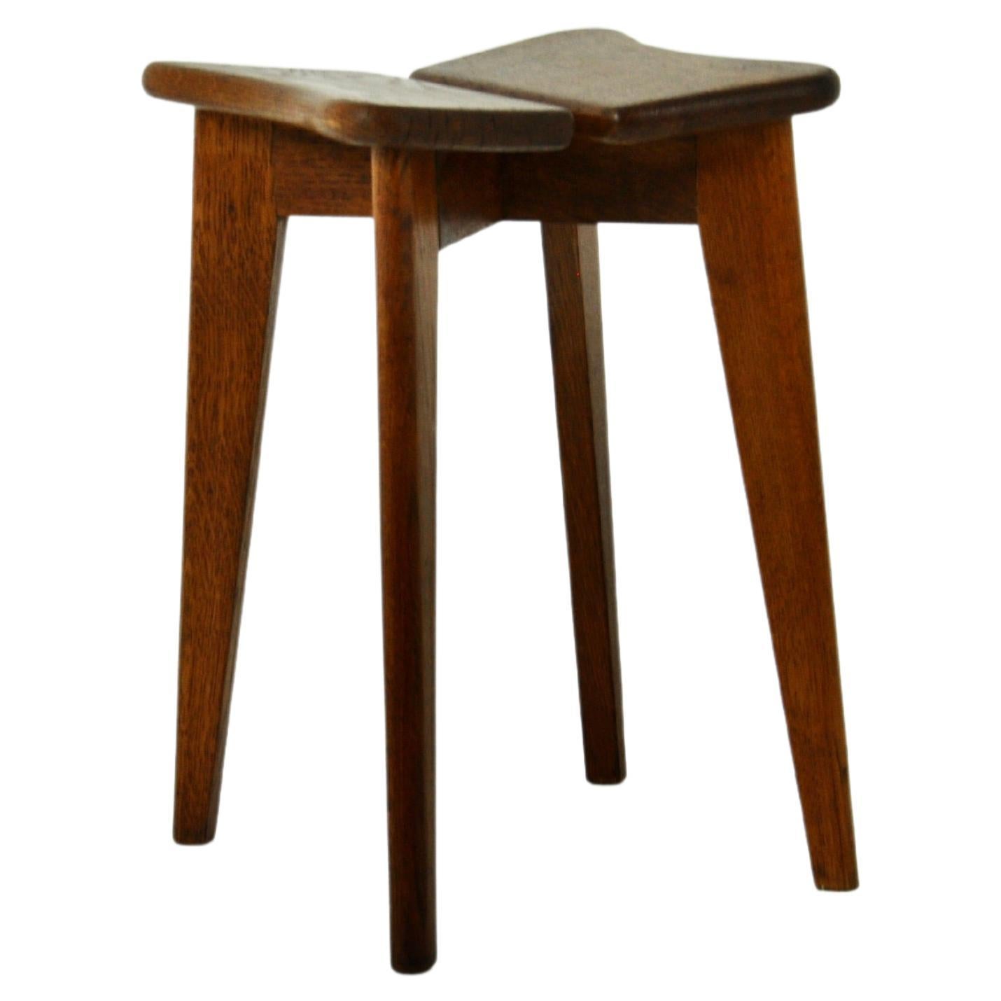 Stool "Clover" by Marcel Gascoin, 1950 For Sale