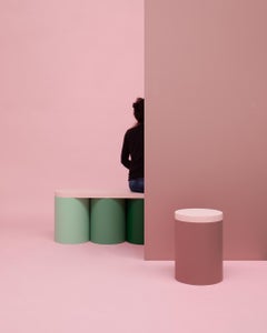 Stool Colorful Design Modern Contemporary Seating Rounded Shapes Form Stool 1
