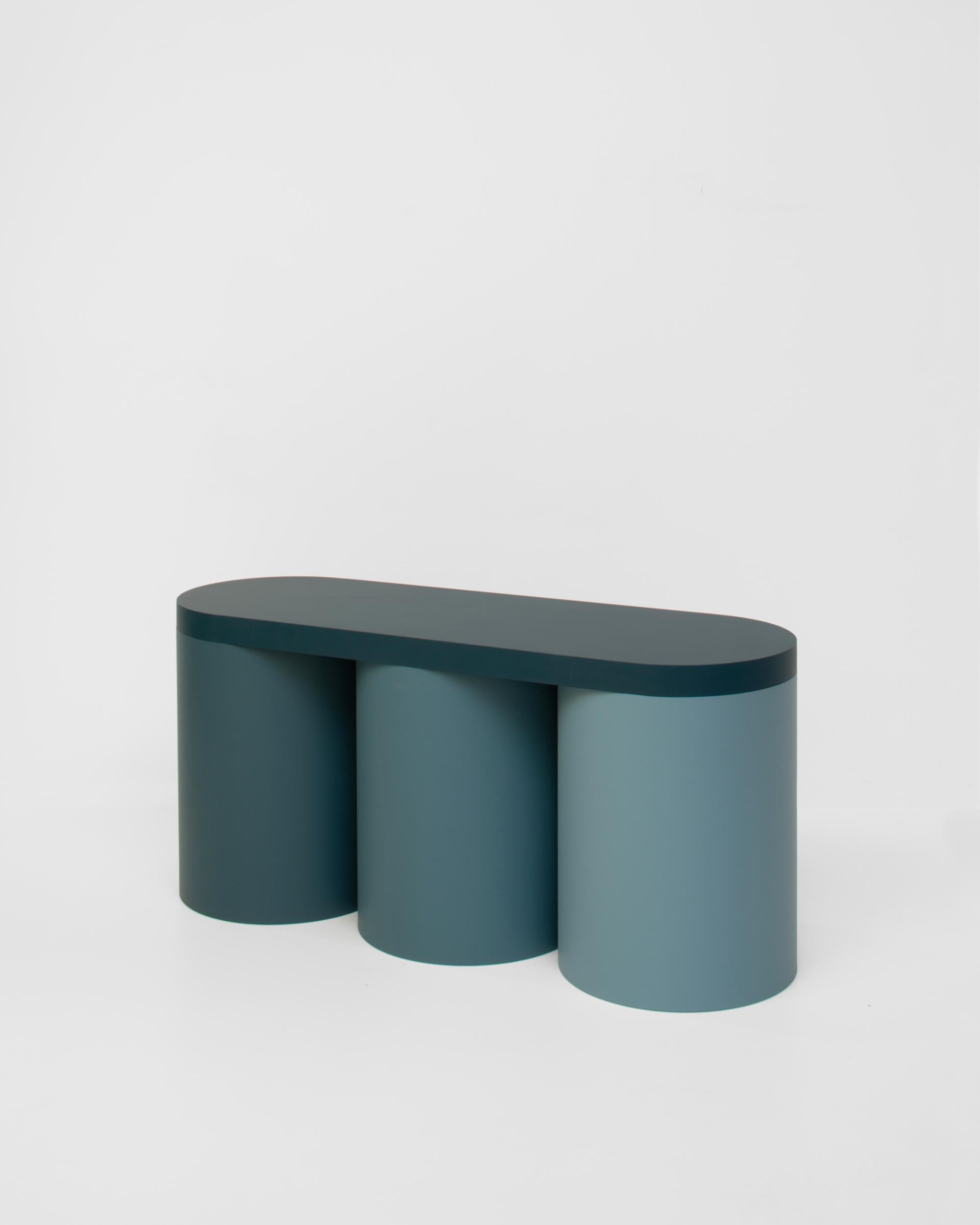 Colorful stool with a contemporary design. 

Carefully handmade in our atelier. Manufactured in an artisanal way, in which every step of the process is carefully executed

The base of this stool consists of 1 hollow cylinder. It's topped with a