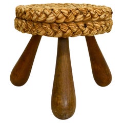 Stool designed by Adrien Audoux and Frida Minet - France -1950