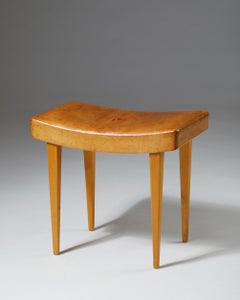Stool Designed by Bruno Mathsson for Karl Mathsson, Sweden, 1959