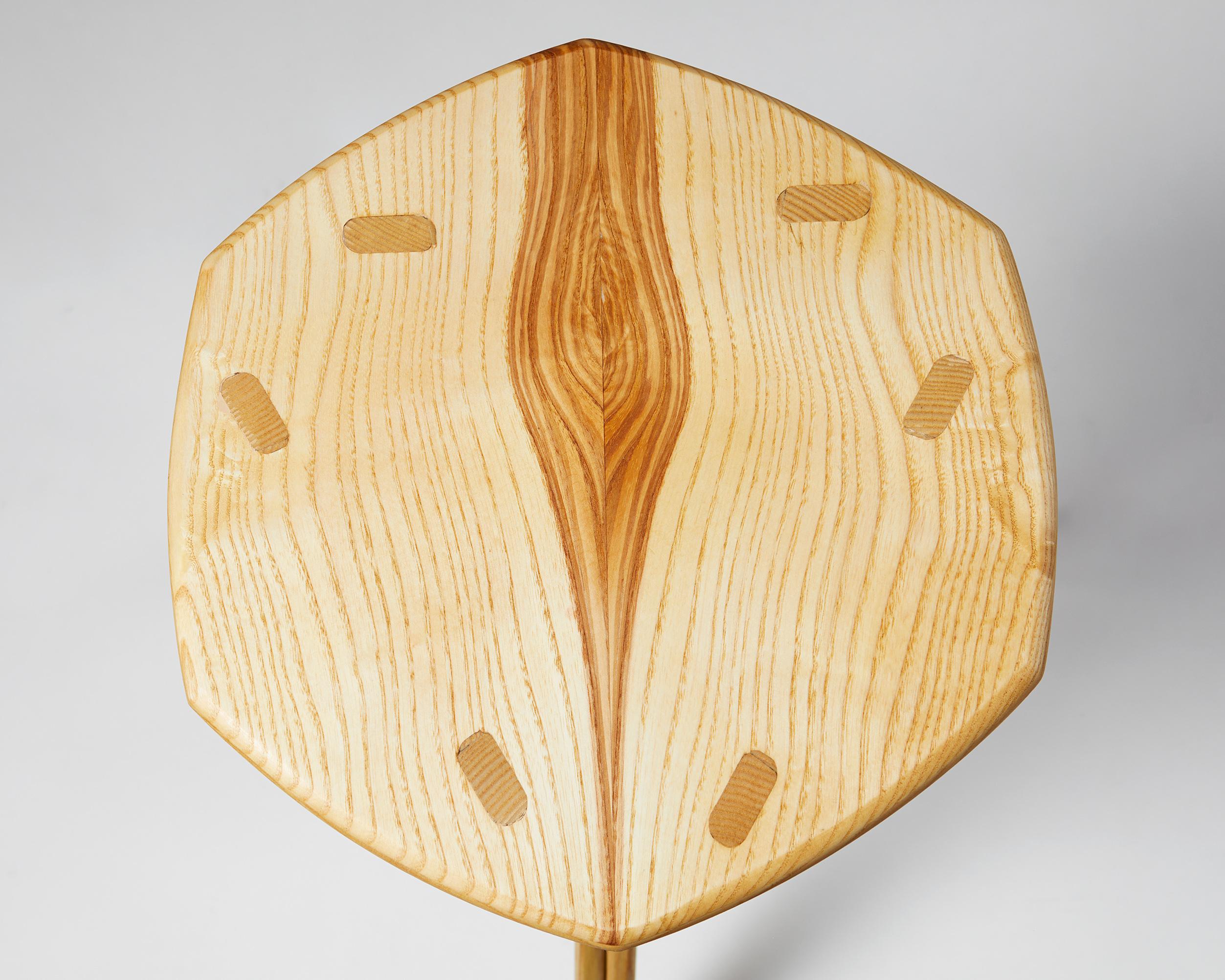 Stool Designed by Calle Warfvinge, Sweden, Contemporary In Good Condition For Sale In Stockholm, SE