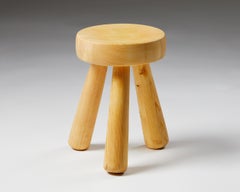 Stool Designed by Ingvar Hildingsson for I.H. Slöjd, Sweden, 1970s