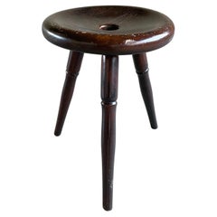 Vintage Rustic Swiss Tripod Stool