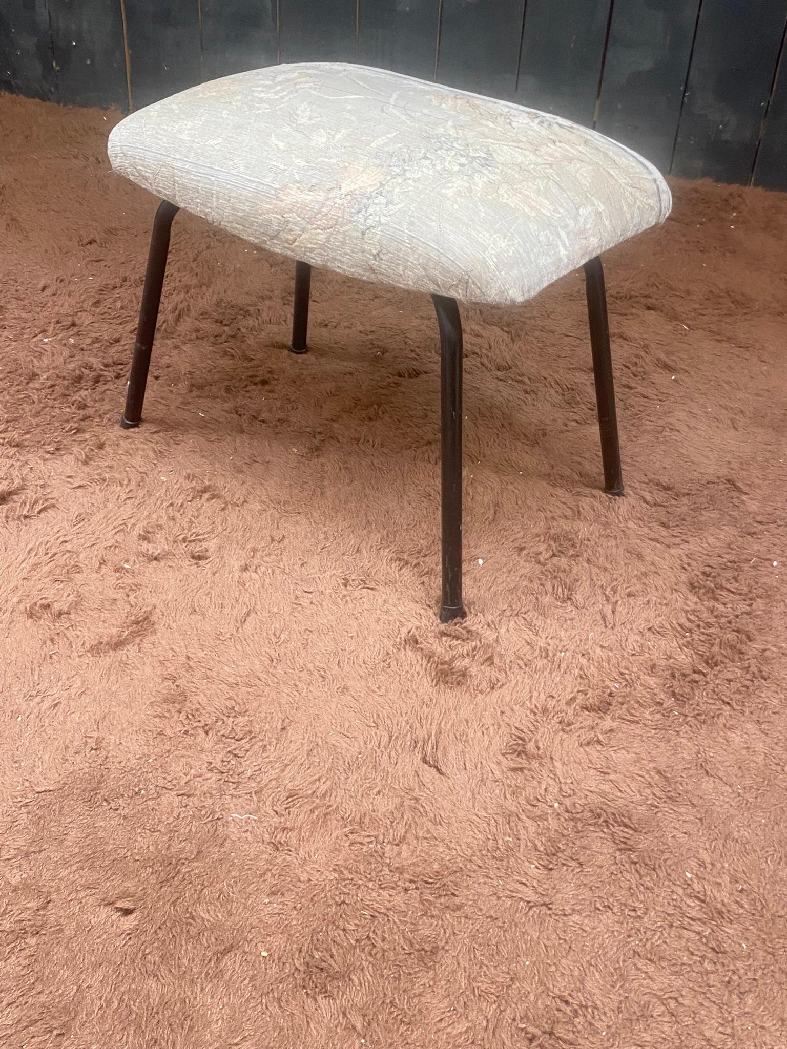 Mid-20th Century Stool French Design of the 1950s by Pierre Guariche for Meurop For Sale