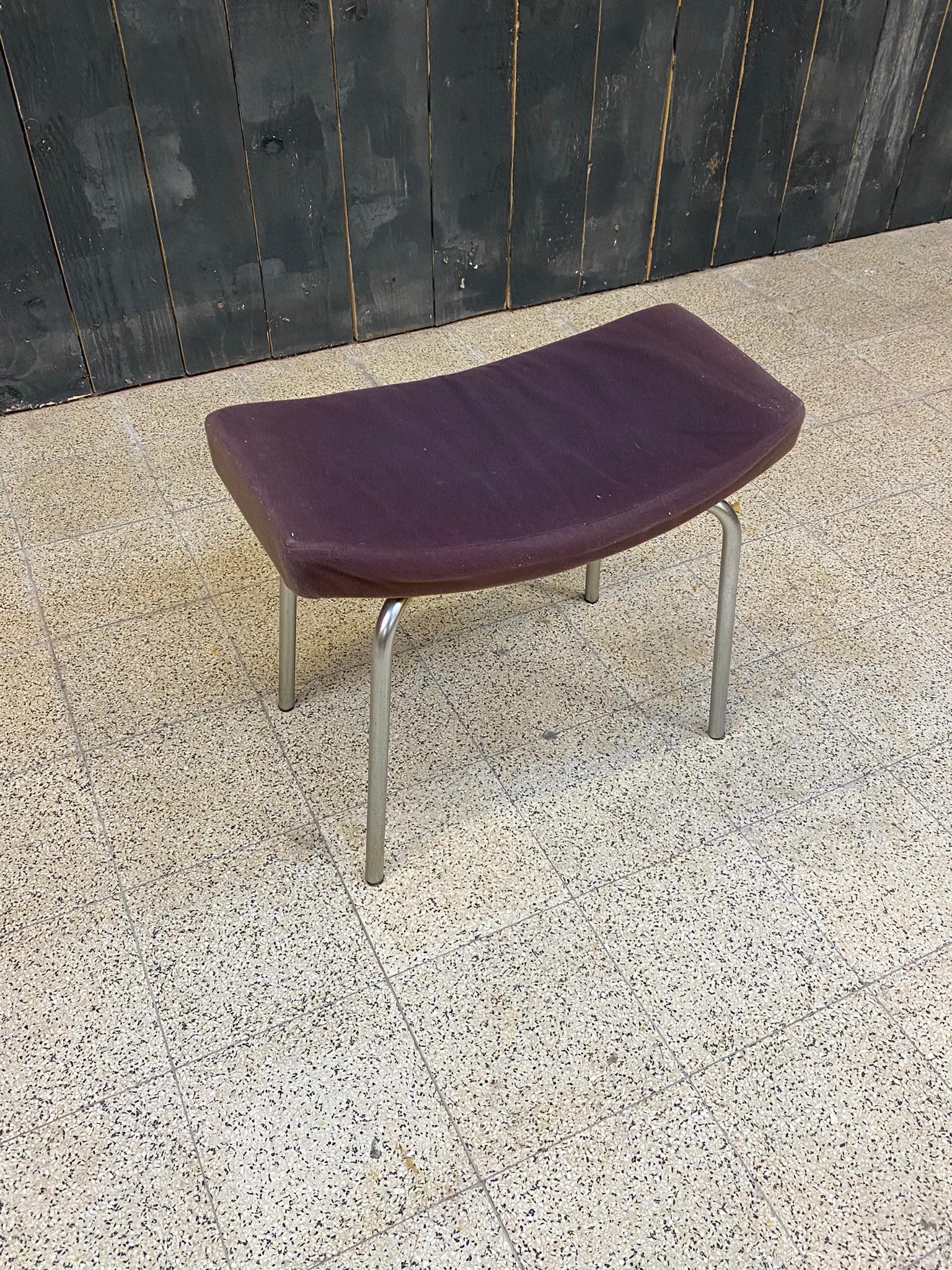 Stool French Design of the 1950s by Pierre Guariche for Meurop For Sale 1
