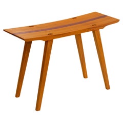 Stool Handcrafted in Brazilian Hardwood by Ricardo Graham Ferreira