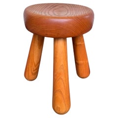 Tabouret en bois massif d'Ingvar Hildingsson